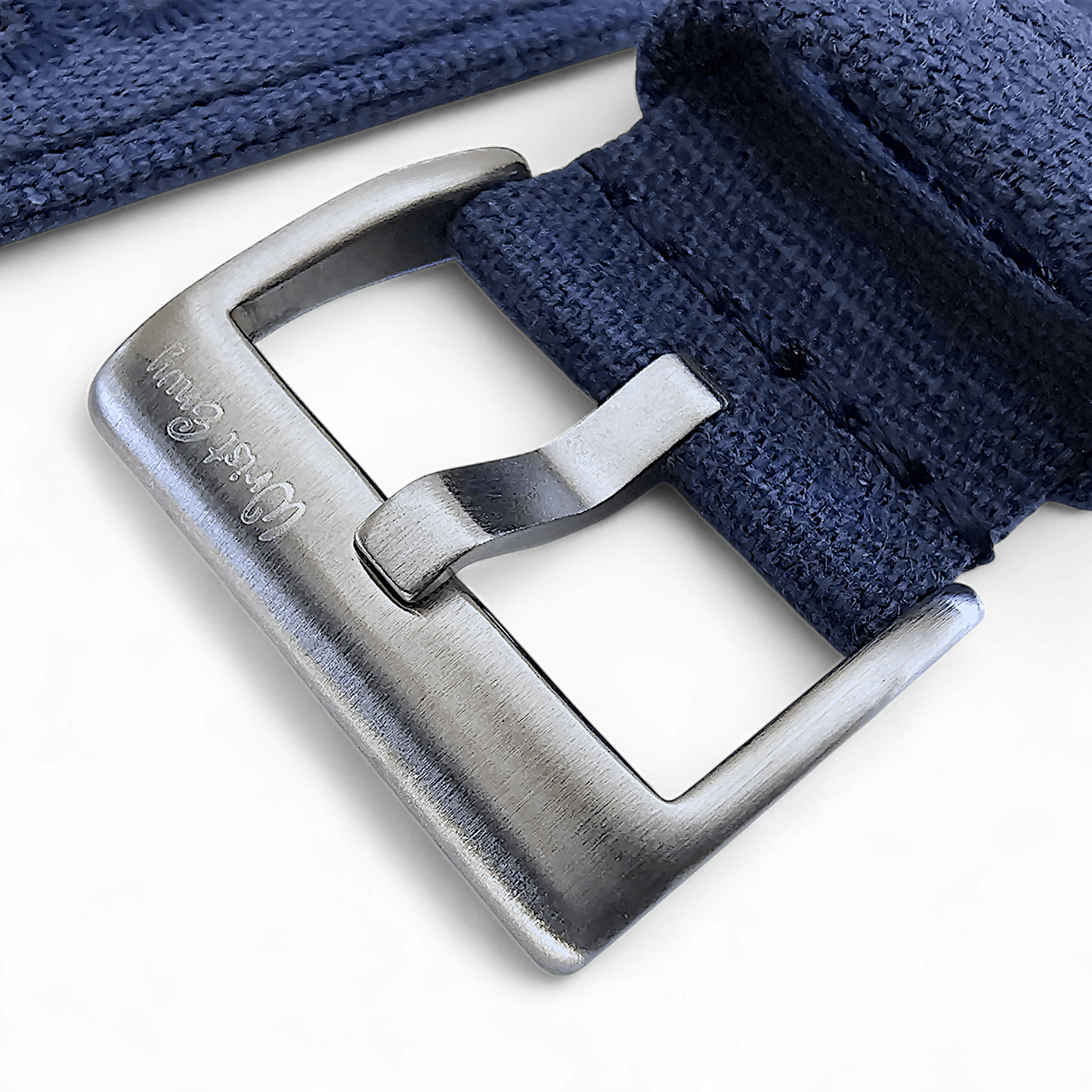 Premium Canvas Sailcloth Watch Strap Quick Release 20mm 22mm Navy Blue - Wrist Envy