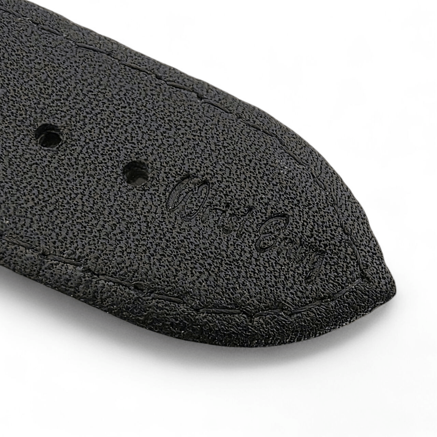 Premium Canvas Watch Strap 4mm Thick 18mm 20mm 22mm Washed Black - Wrist Envy