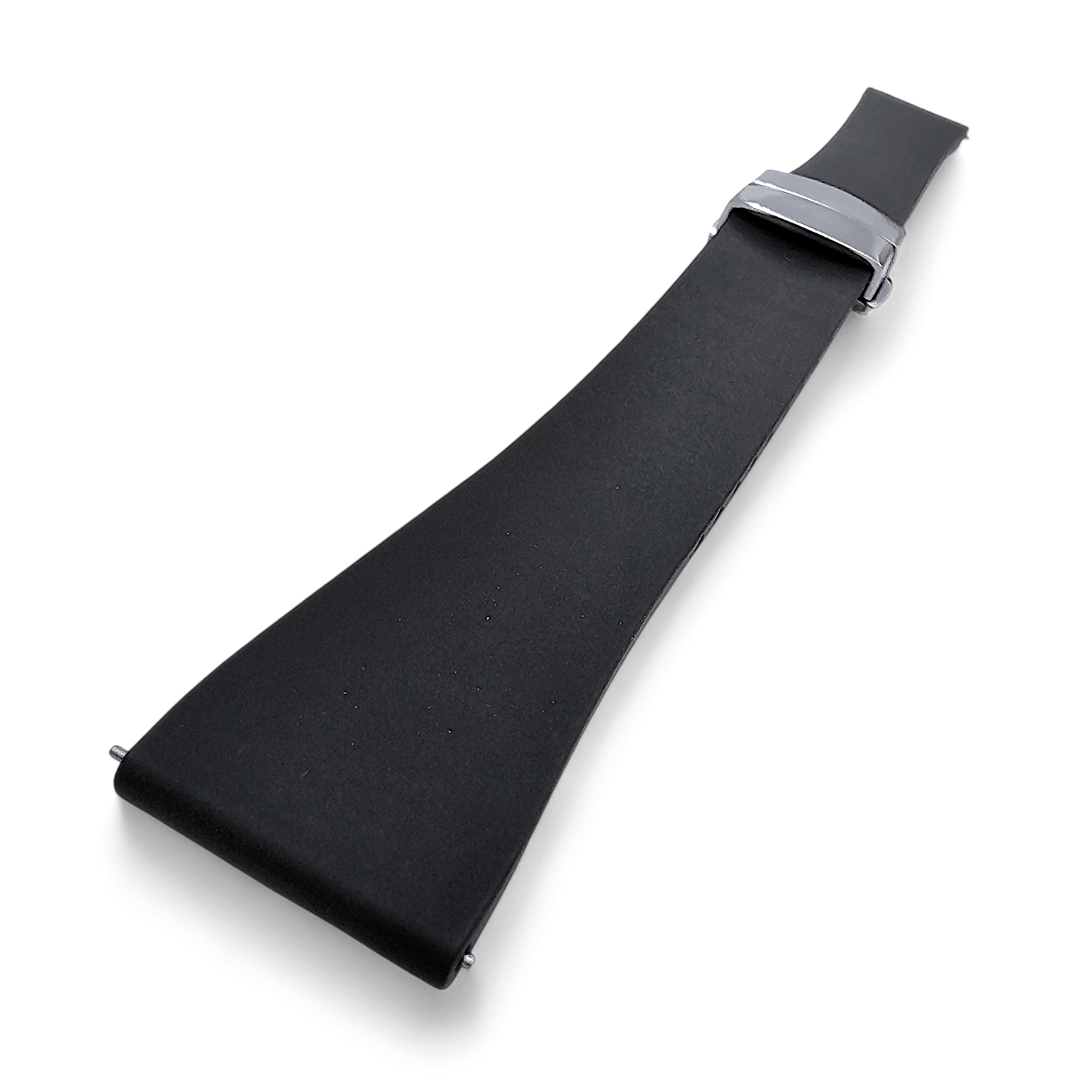 Premium FKM Rubber Cut To Size Deployment Watch Strap Band Mens Divers 20mm 22mm XL - Wrist Envy