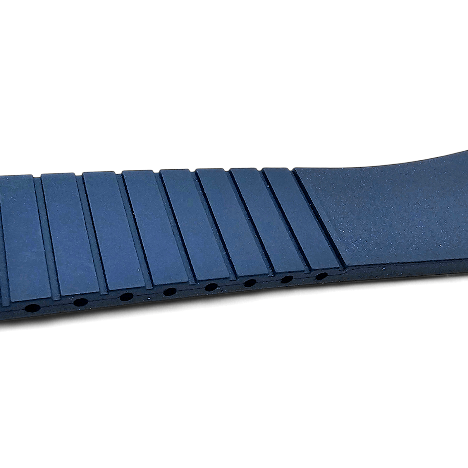 Premium FKM Rubber Cut To Size Deployment Watch Strap Band Mens Divers 20mm 22mm XL - Wrist Envy