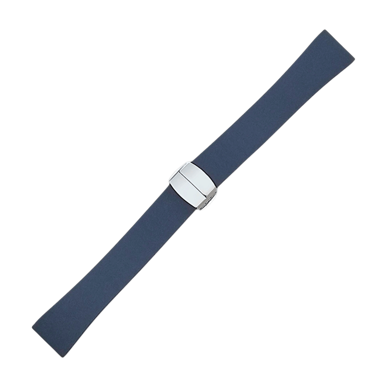 Premium FKM Rubber Cut To Size Deployment Watch Strap Band Mens Divers 20mm 22mm XL - Wrist Envy