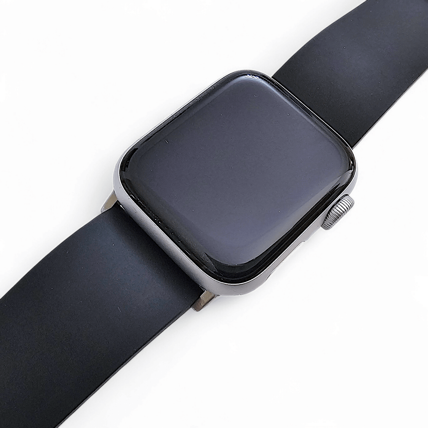 Premium FKM Rubber Watch Strap For Apple Watch Black - Wrist Envy