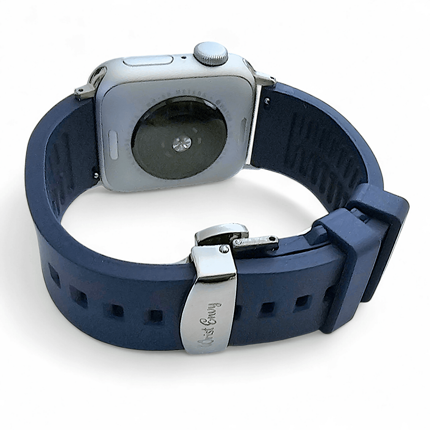 Premium FKM Rubber Watch Strap For Apple Watch Blue - Wrist Envy