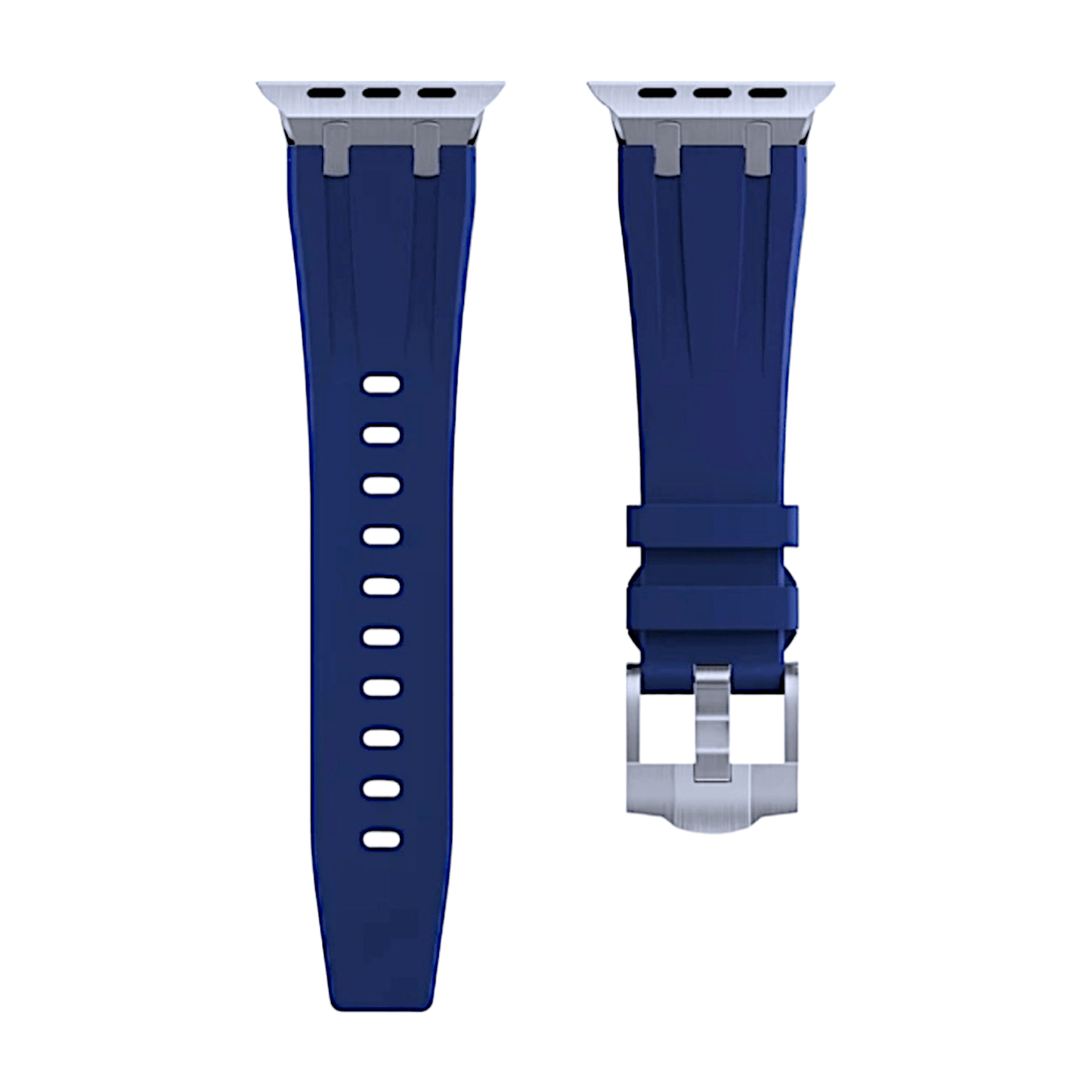 Premium FKM Rubber Watch Strap For Apple Watch Midnight Blue - Wrist Envy