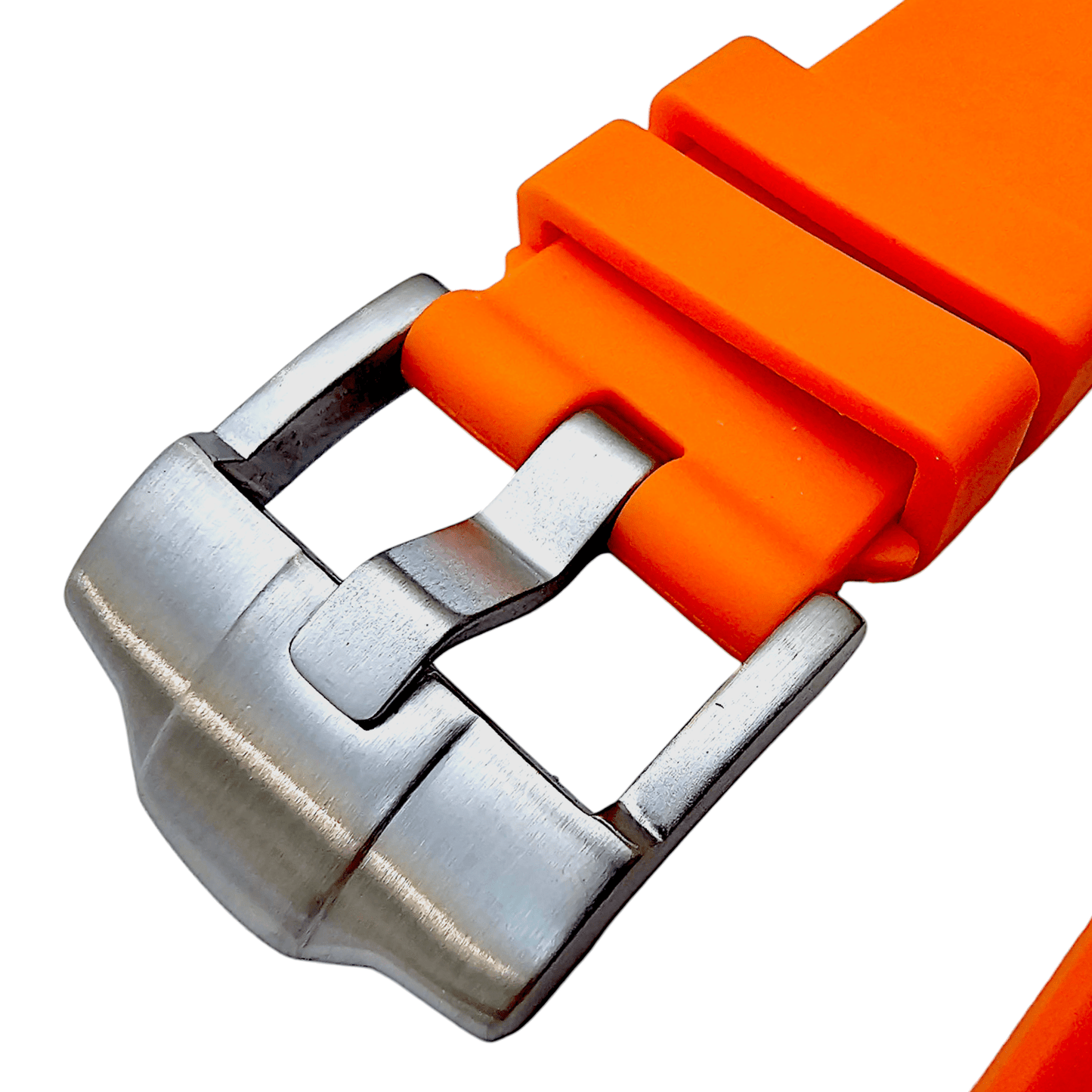 Premium FKM Rubber Watch Strap For Apple Watch Orange - Wrist Envy