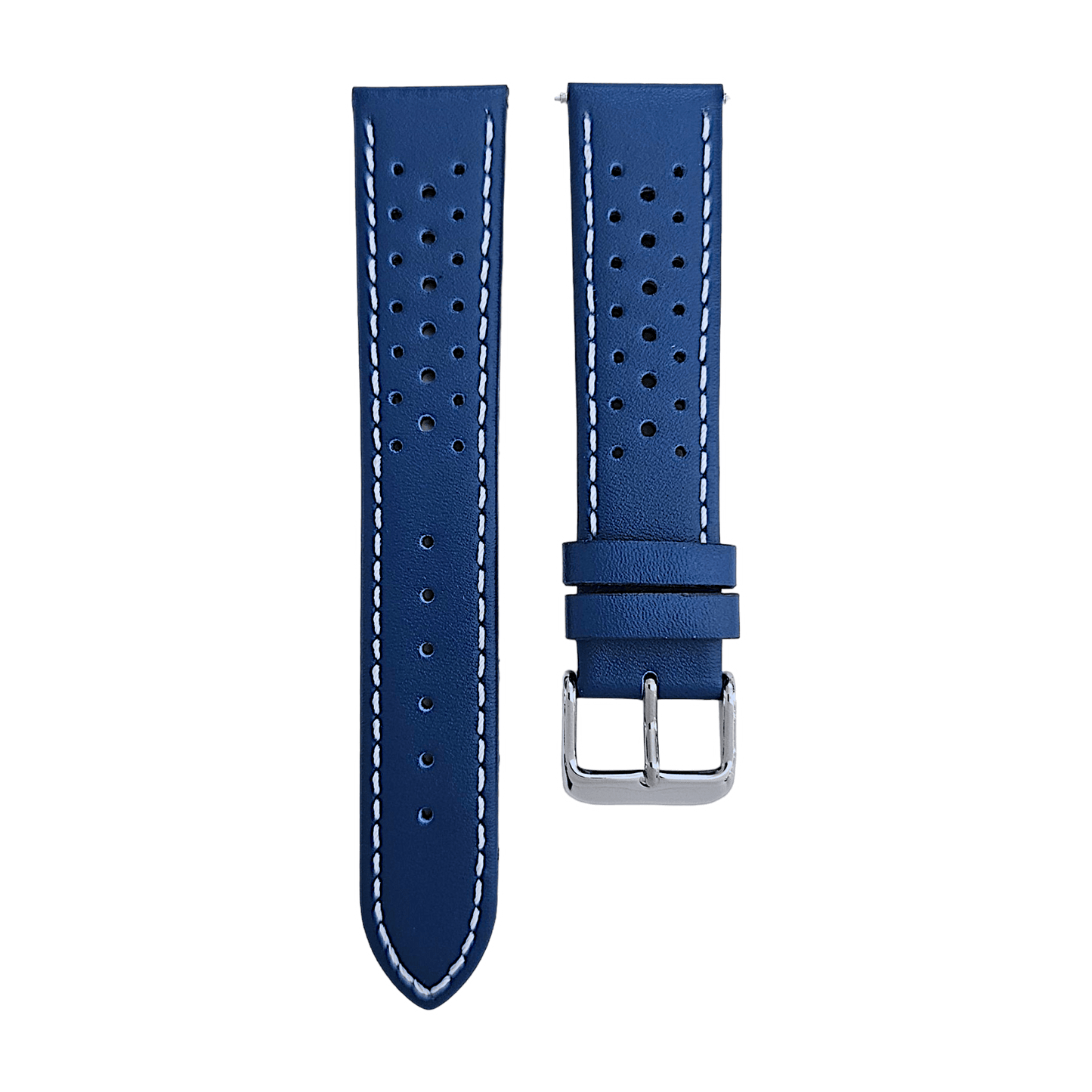 Premium Leather Rally Watch Strap 18mm 20mm 22mm 24mm - Wrist Envy