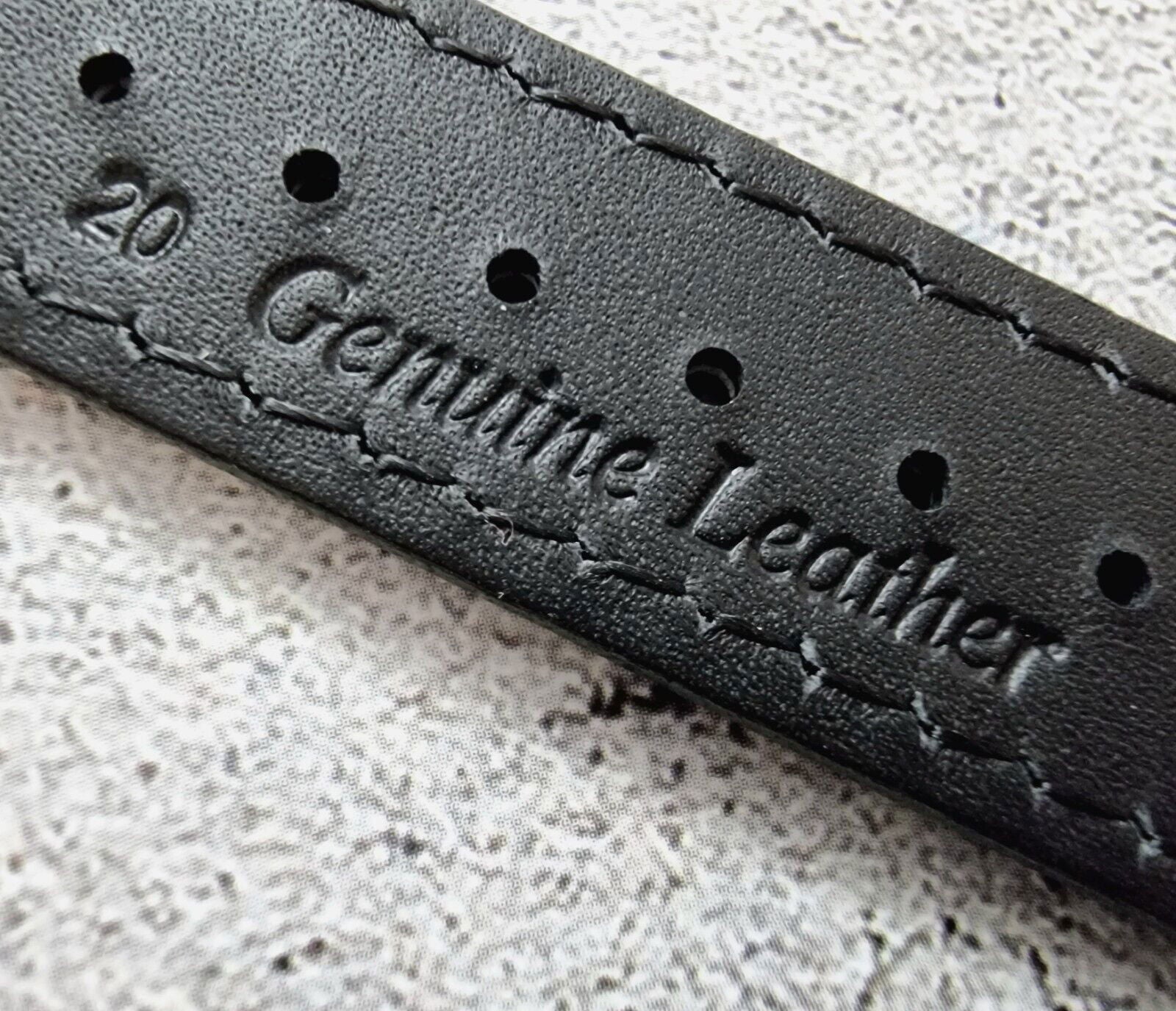 Premium Leather Rally Watch Strap 18mm 20mm 22mm 24mm - Wrist Envy