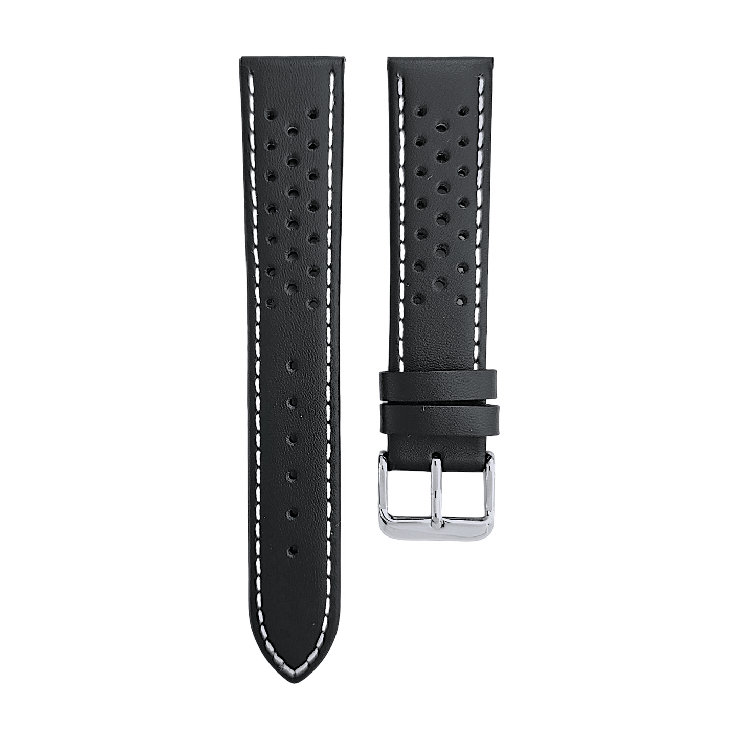 Premium Leather Rally Watch Strap 18mm 20mm 22mm 24mm - Wrist Envy