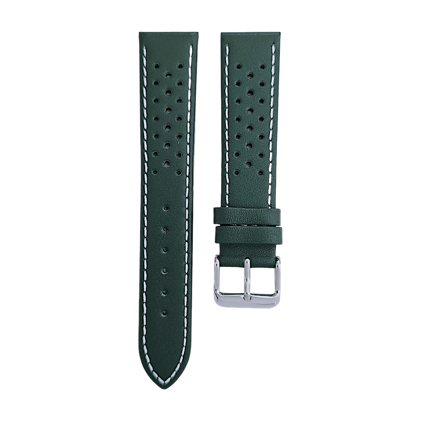 Premium Leather Rally Watch Strap 18mm 20mm 22mm 24mm - Wrist Envy