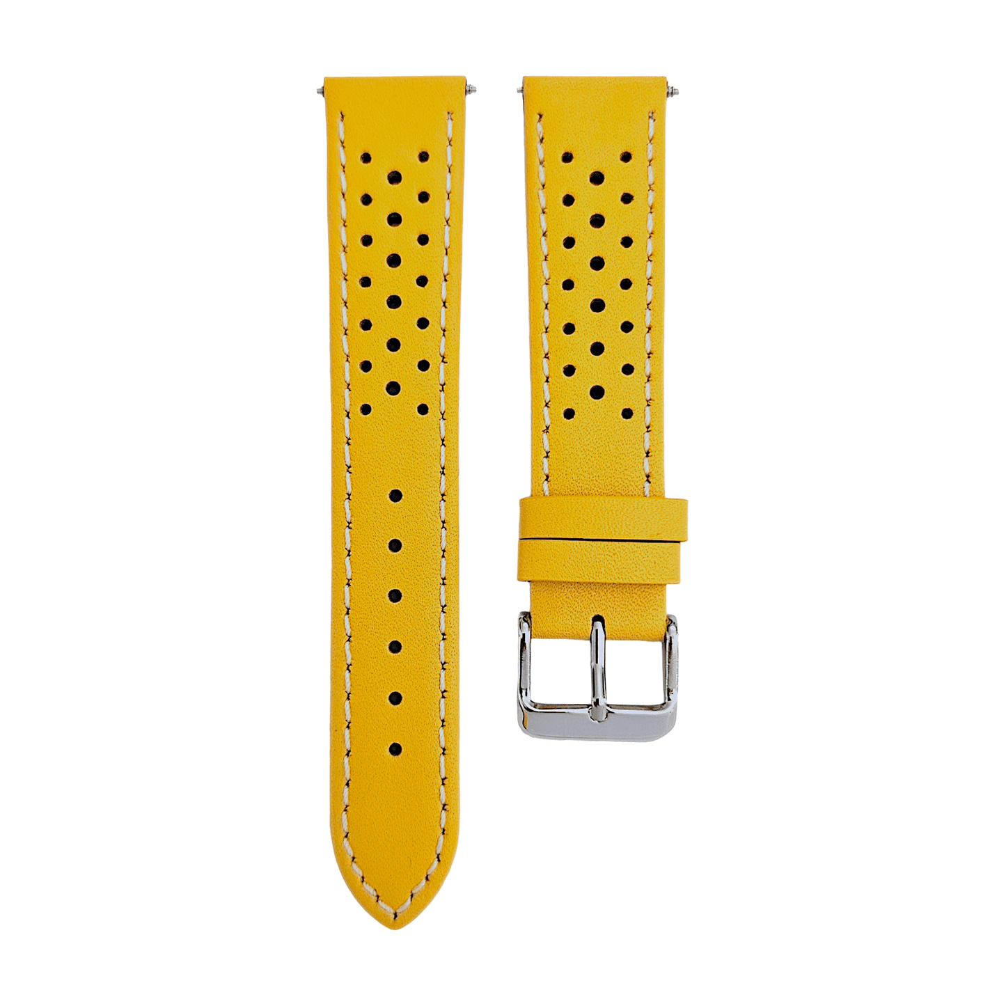 Premium Leather Rally Watch Strap 18mm 20mm 22mm 24mm - Wrist Envy