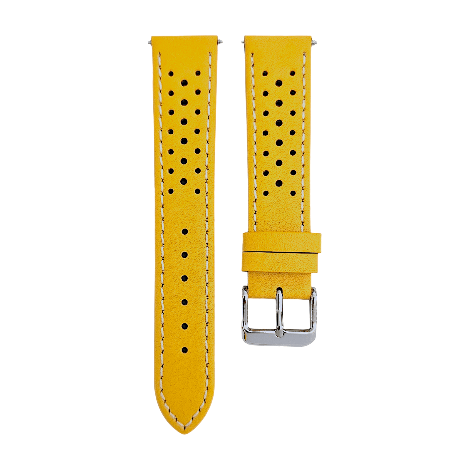 Premium Leather Rally Watch Strap 18mm 20mm 22mm 24mm - Wrist Envy