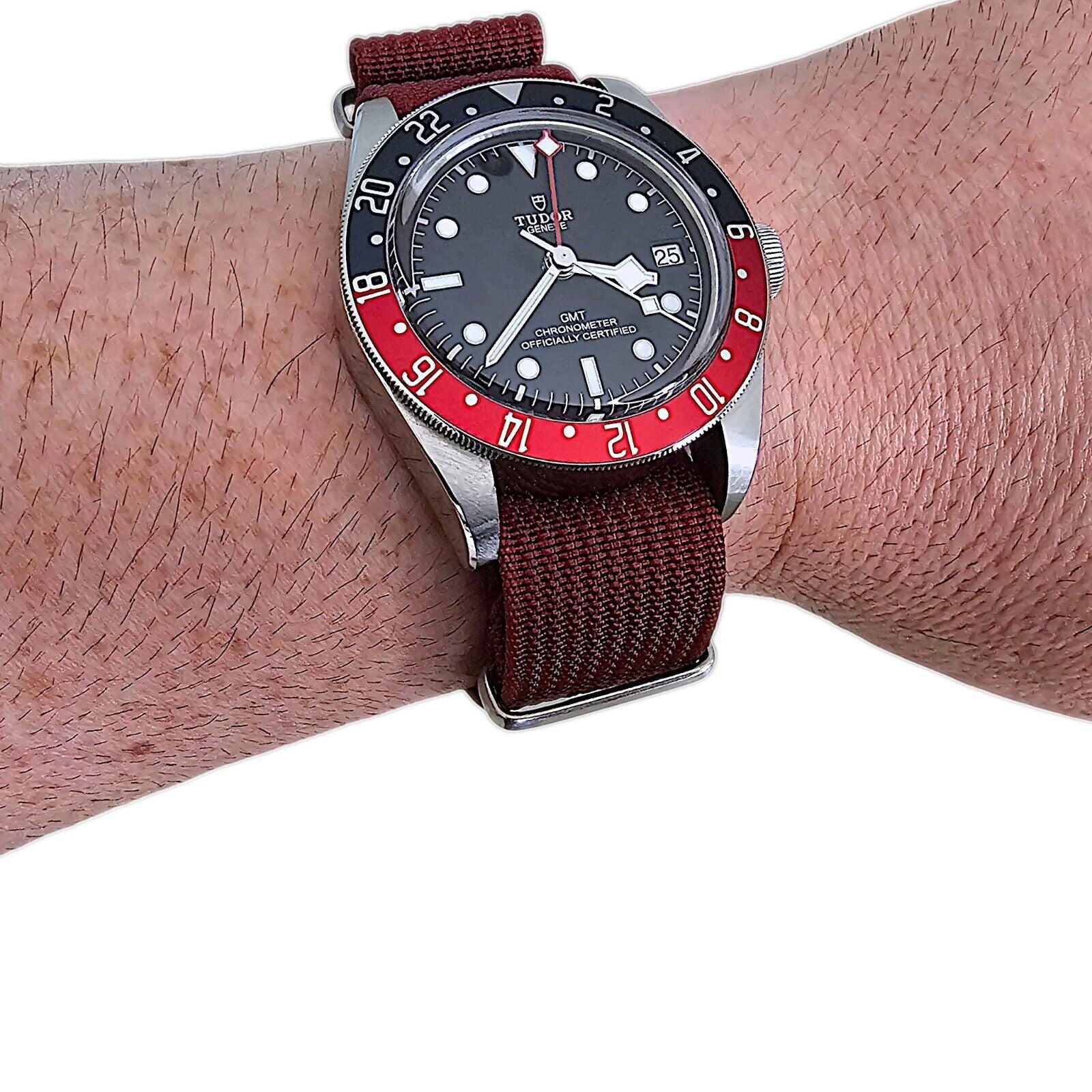 Premium Ribbed Military Watch Strap 18mm 20mm 22mm - Wrist Envy