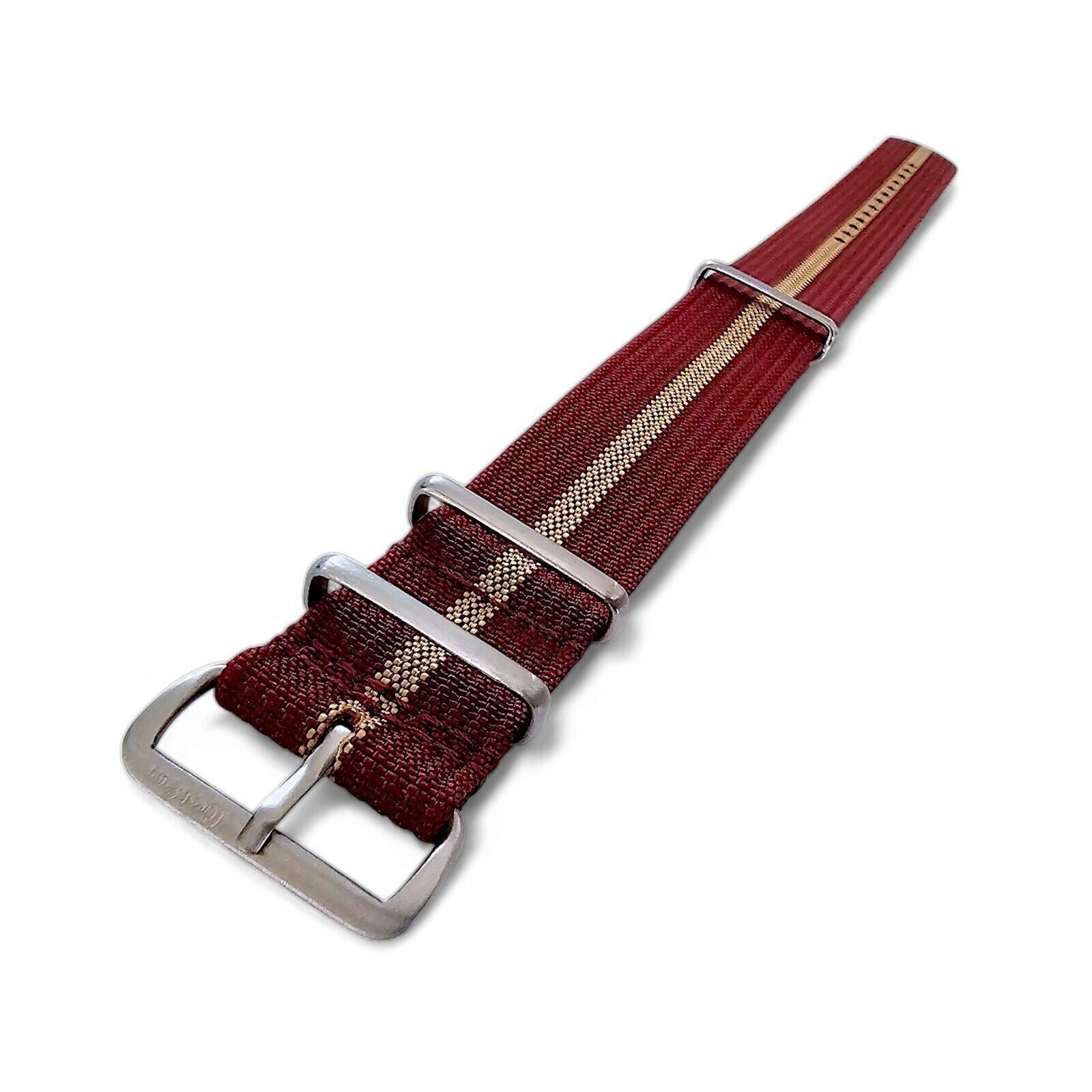 Premium Ribbed Military Watch Strap 18mm 20mm 22mm - Wrist Envy