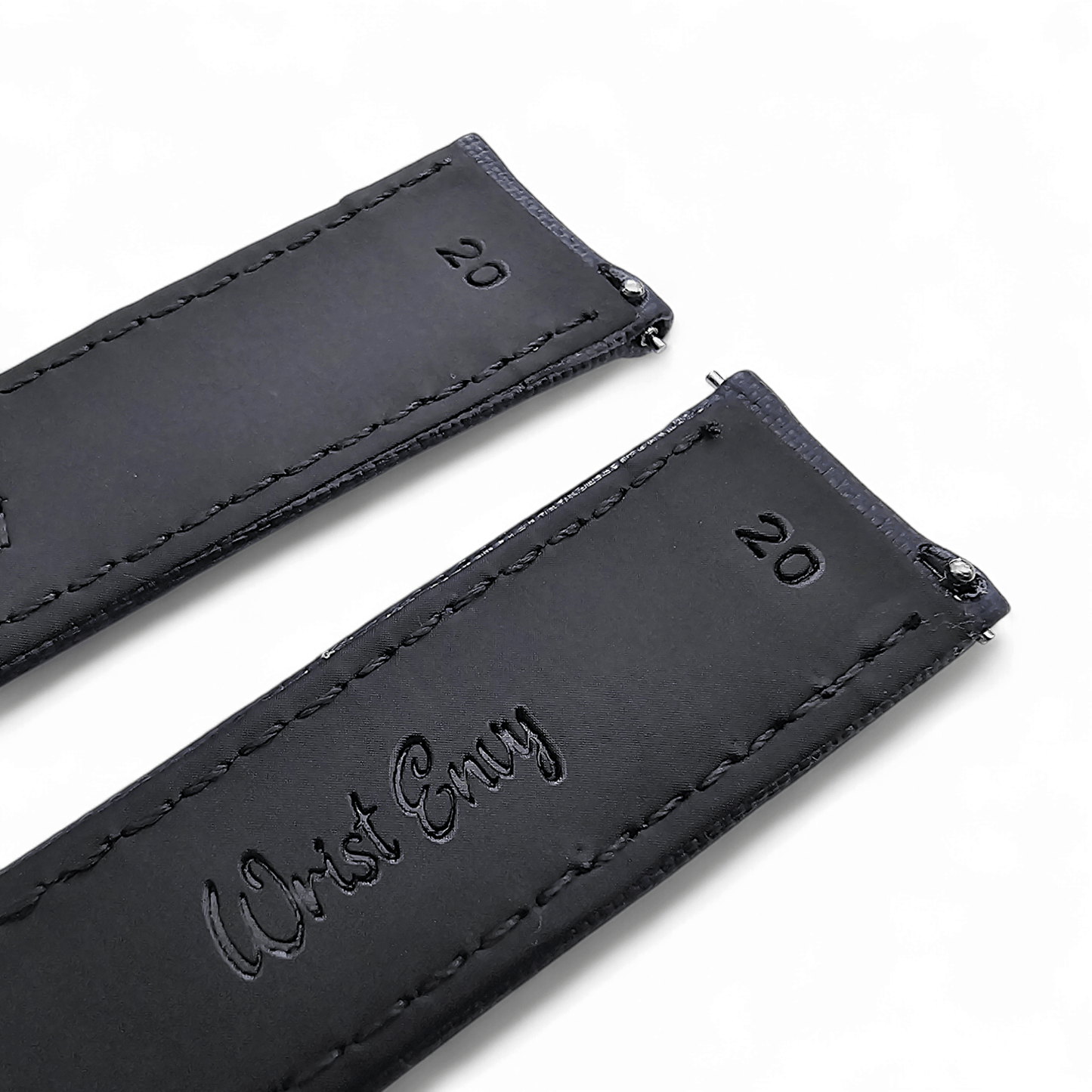 Premium Sailcloth Deployment Watch Strap 20mm 22mm Blue - Wrist Envy