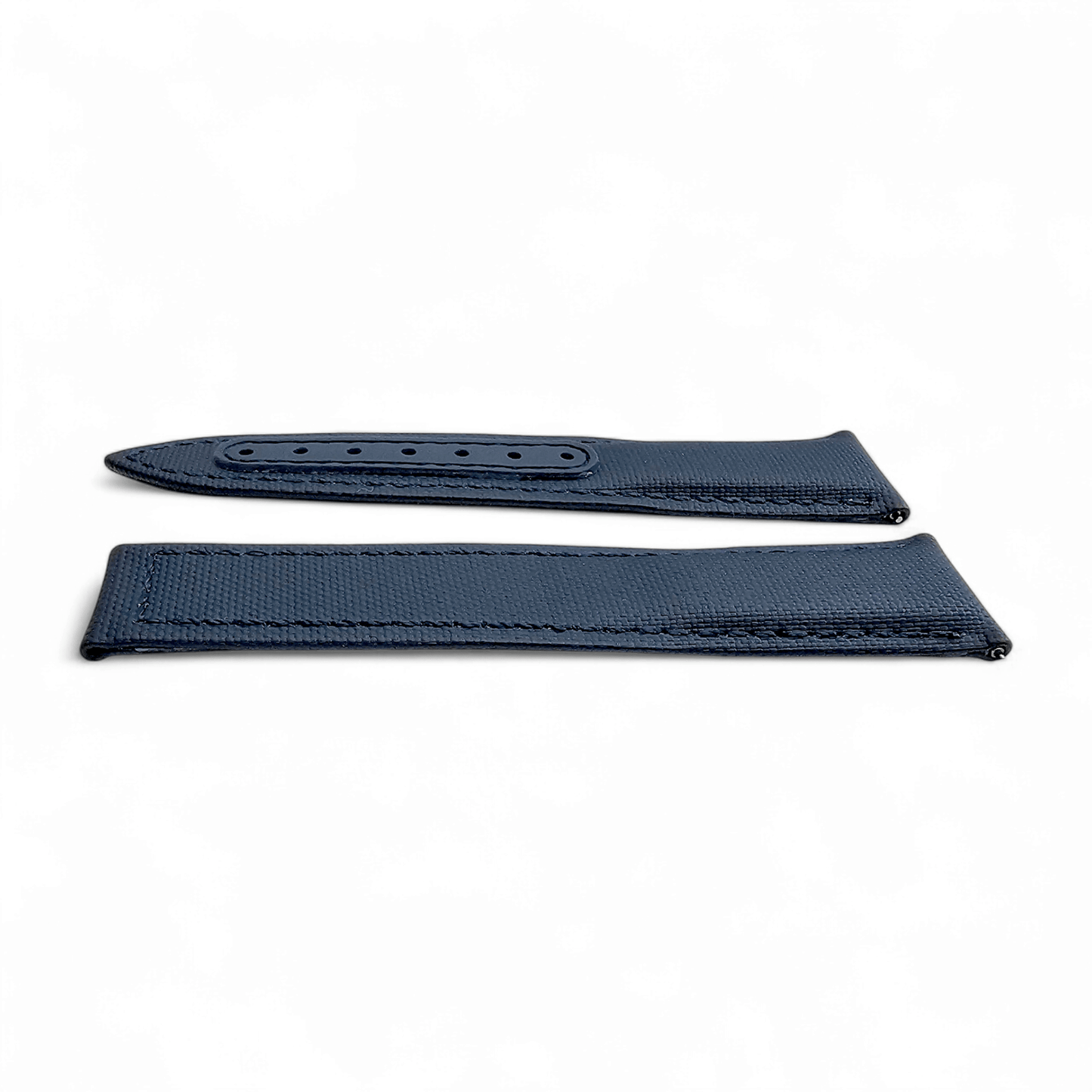 Premium Sailcloth Deployment Watch Strap 20mm 22mm Blue - Wrist Envy