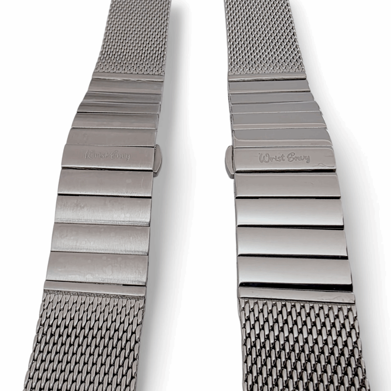 Premium Shark Mesh 3mm Thick Bracelet 316L Stainless Steel 20mm 22mm - Wrist Envy