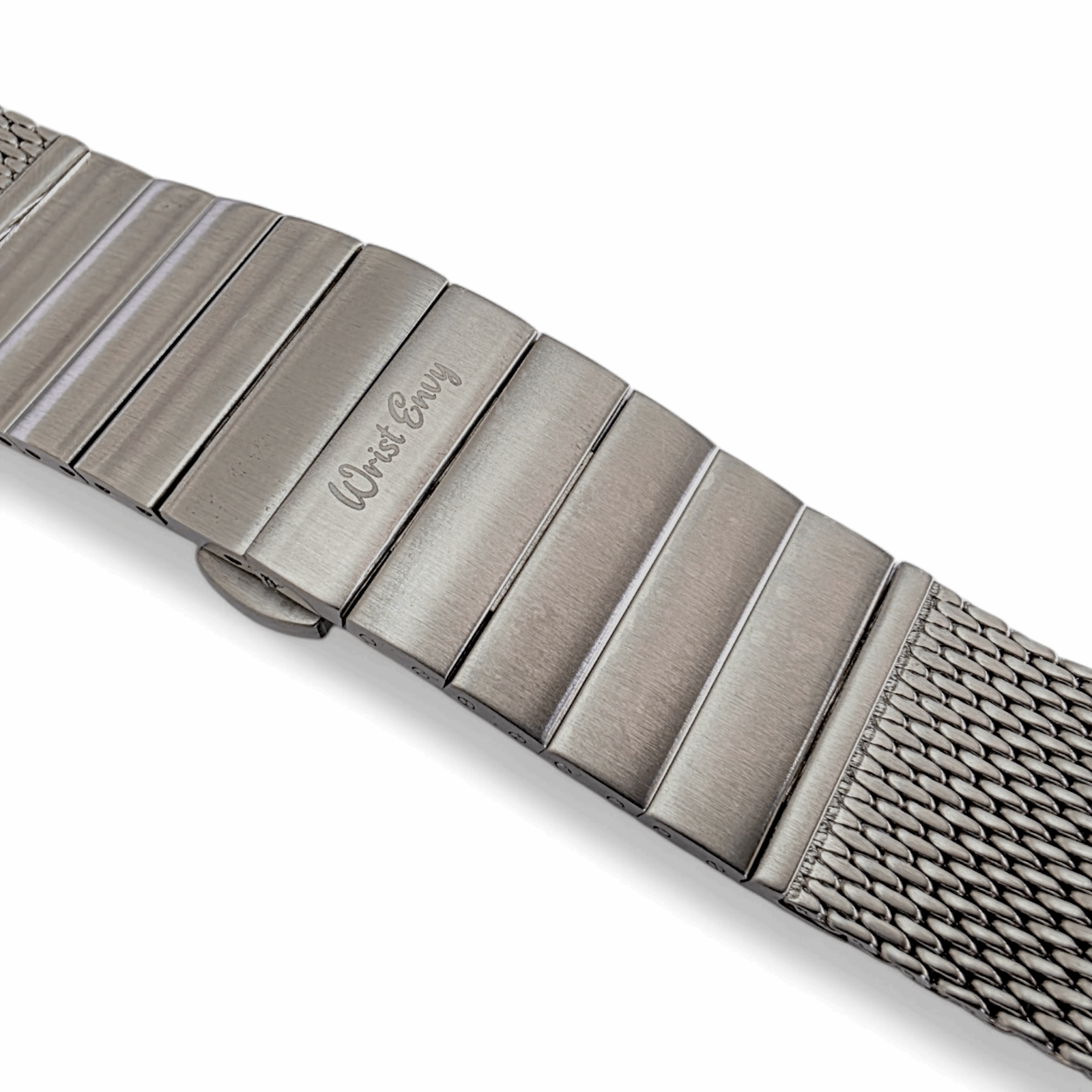 Premium Shark Mesh 3mm Thick Bracelet 316L Stainless Steel 20mm 22mm - Wrist Envy