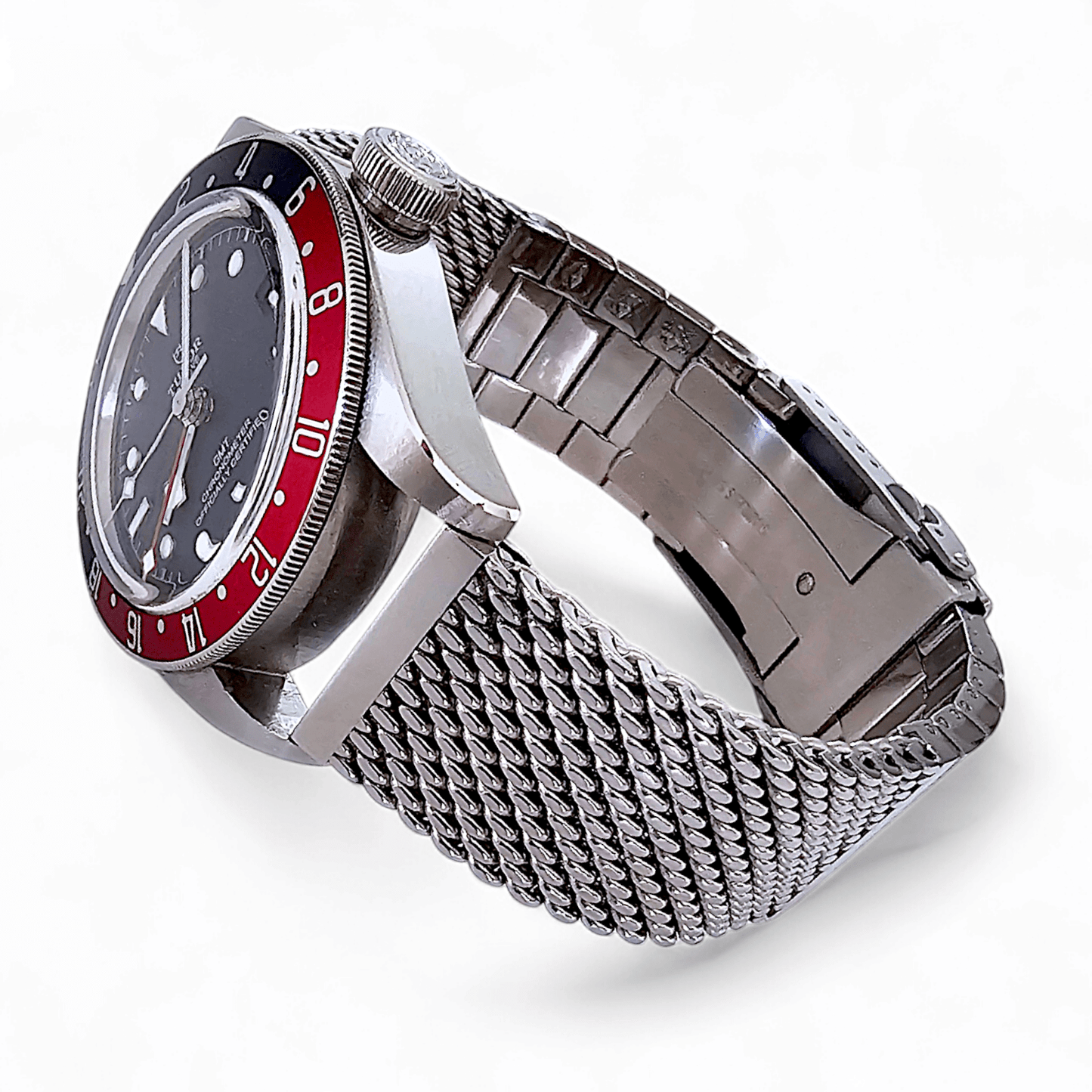 Premium Shark Mesh 5mm Thick Bracelet 316L Stainless Steel 20mm 22mm Polished - Wrist Envy