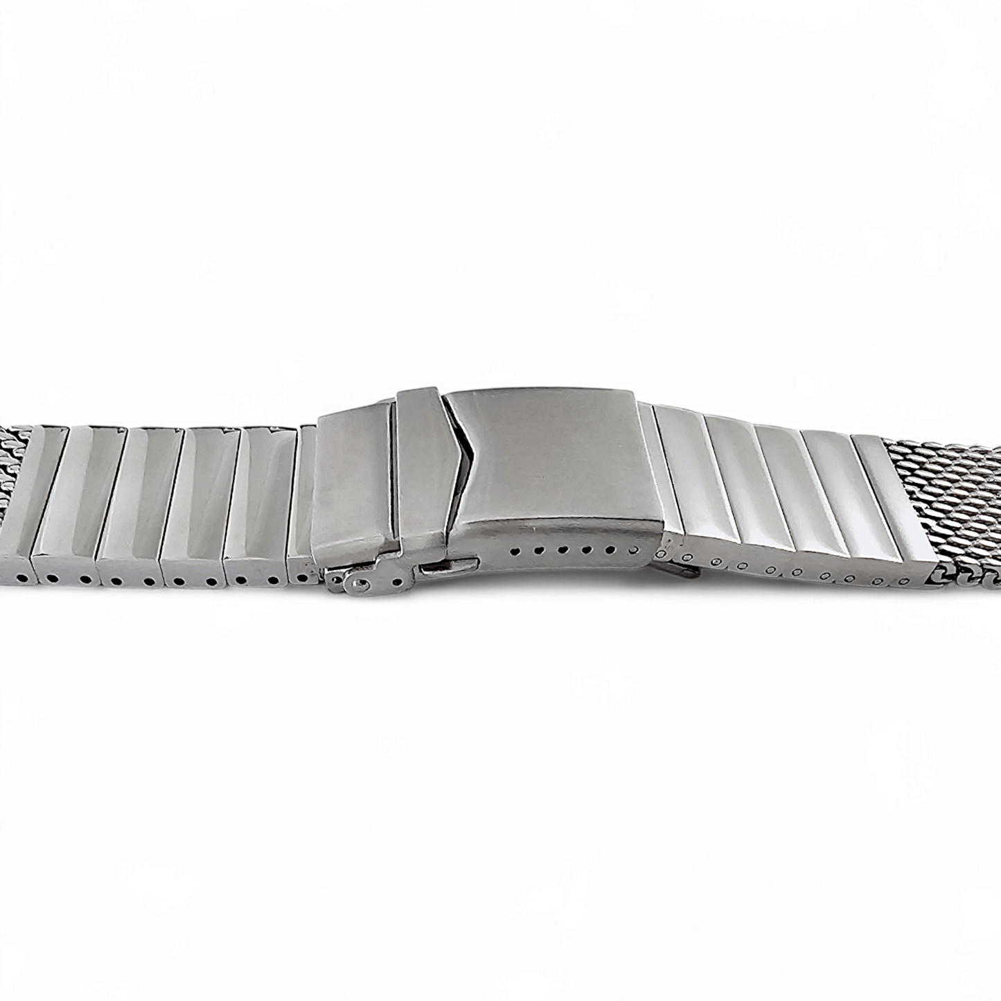 Premium Shark Mesh 5mm Thick Bracelet 316L Stainless Steel 20mm 22mm Polished - Wrist Envy