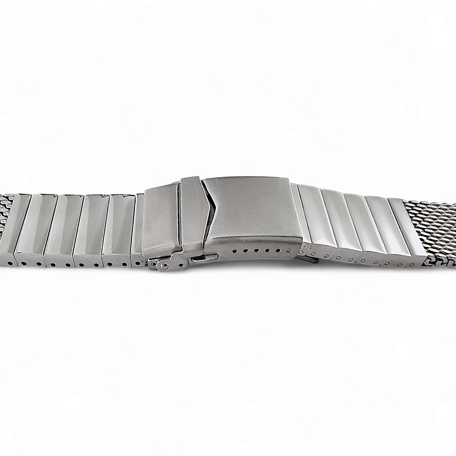 Premium Shark Mesh 5mm Thick Bracelet 316L Stainless Steel 20mm 22mm Polished - Wrist Envy