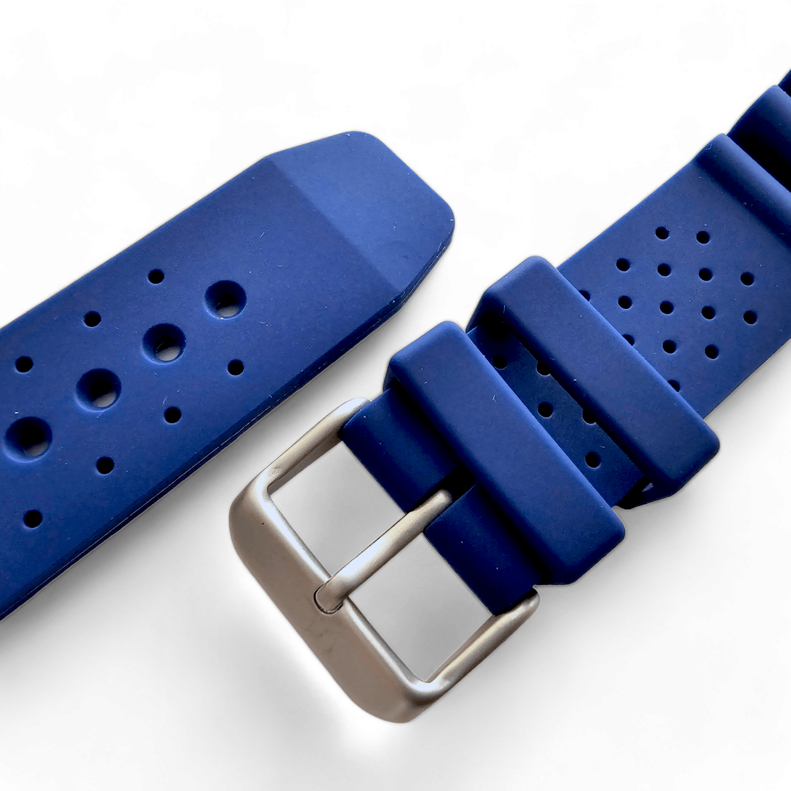 Premium Silicone Rubber ND Limits Divers Watch Strap Band 18mm 20mm 22mm 24mm Blue - Wrist Envy