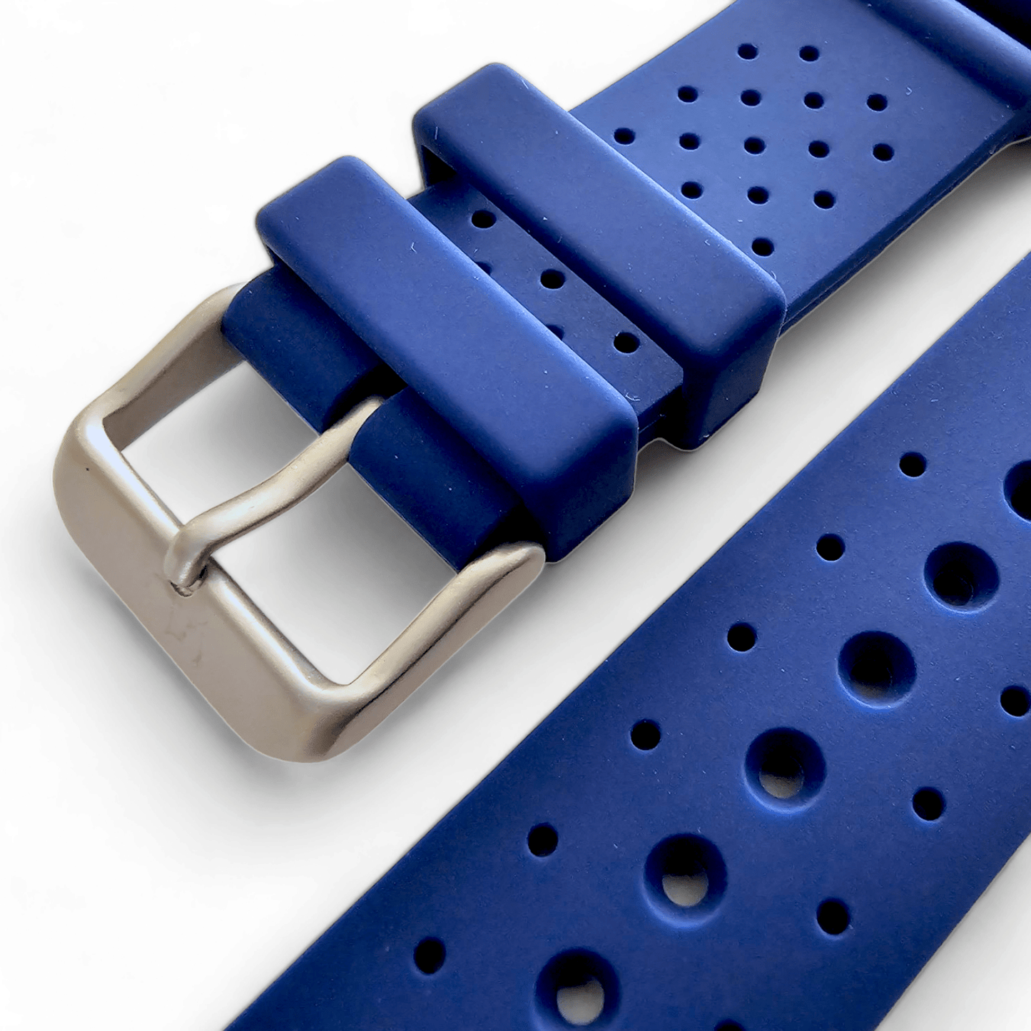 Premium Silicone Rubber ND Limits Divers Watch Strap Band 18mm 20mm 22mm 24mm Blue - Wrist Envy
