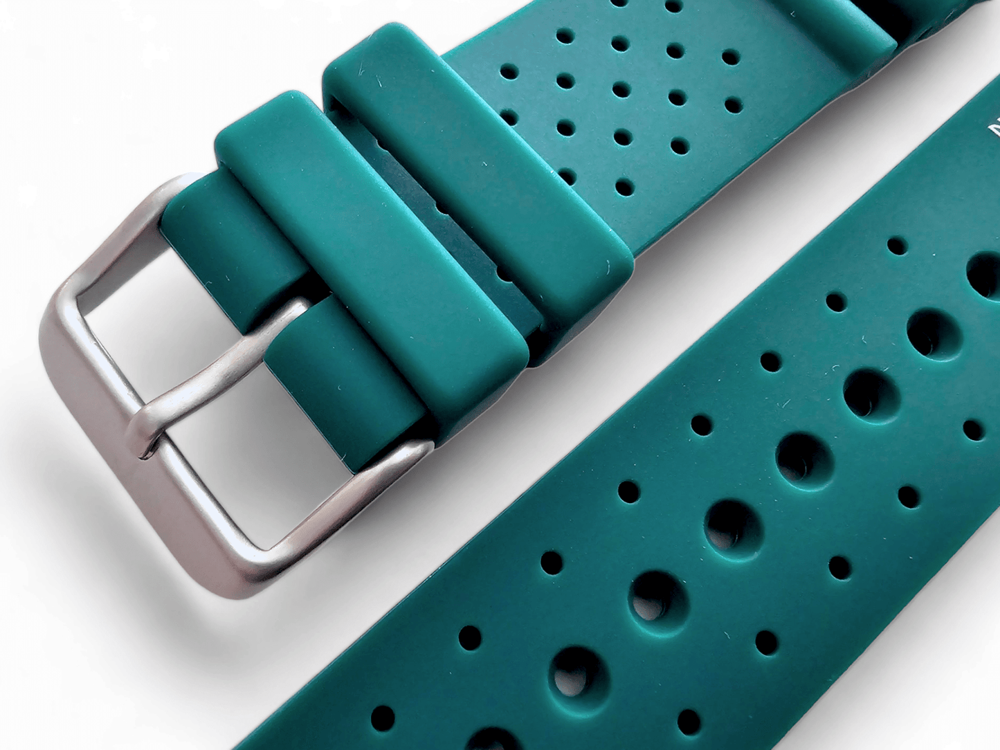Premium Silicone Rubber ND Limits Divers Watch Strap Band 18mm 20mm 22mm 24mm Green - Wrist Envy