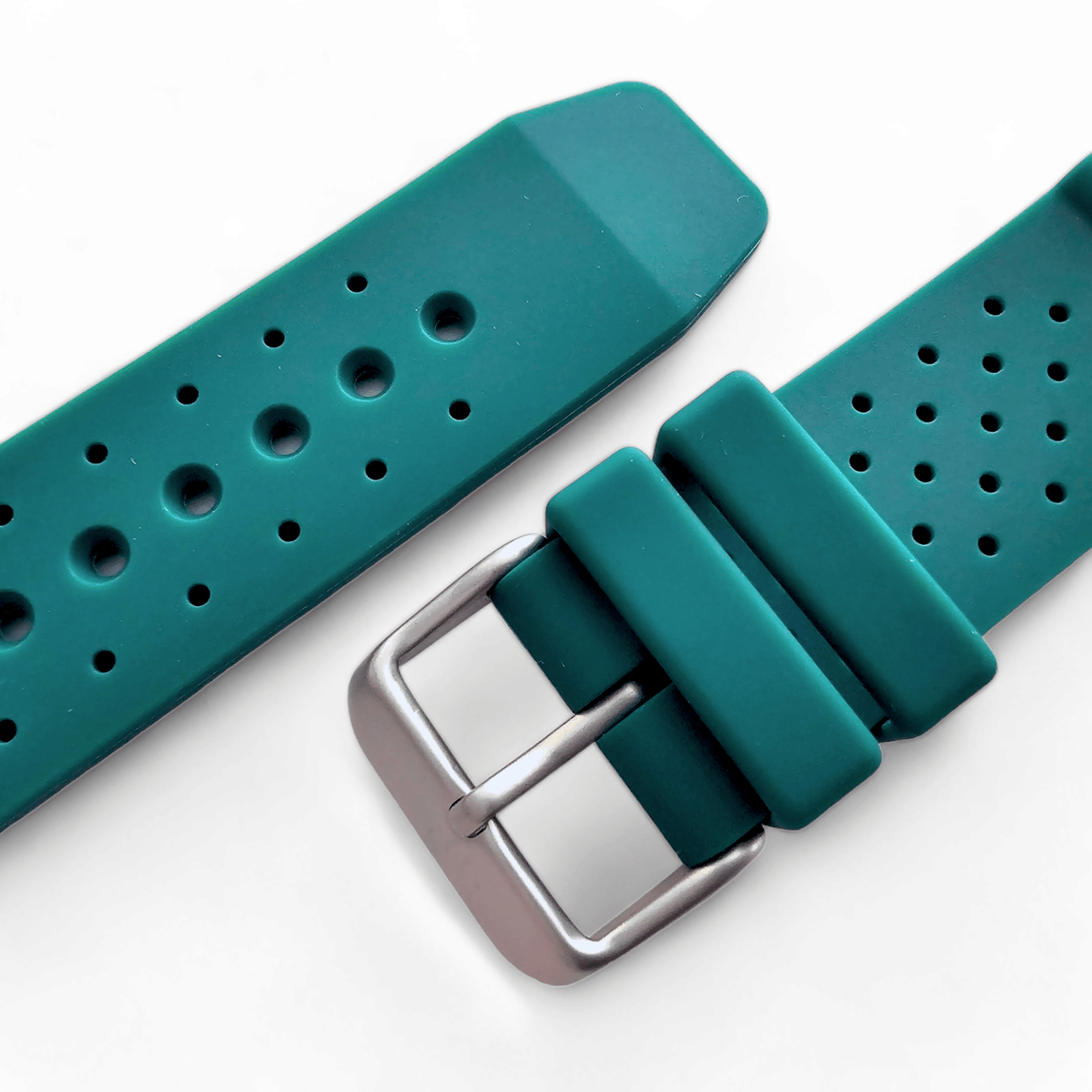 Premium Silicone Rubber ND Limits Divers Watch Strap Band 18mm 20mm 22mm 24mm Green - Wrist Envy