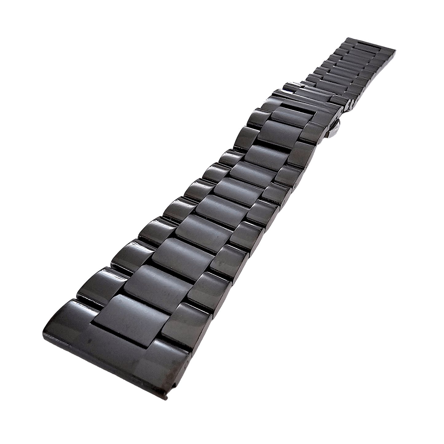 Prestige 316L Srainless Steel Solid Watch Bracelet 18mm 20mm 22mm 24mm PVD Black - Wrist Envy