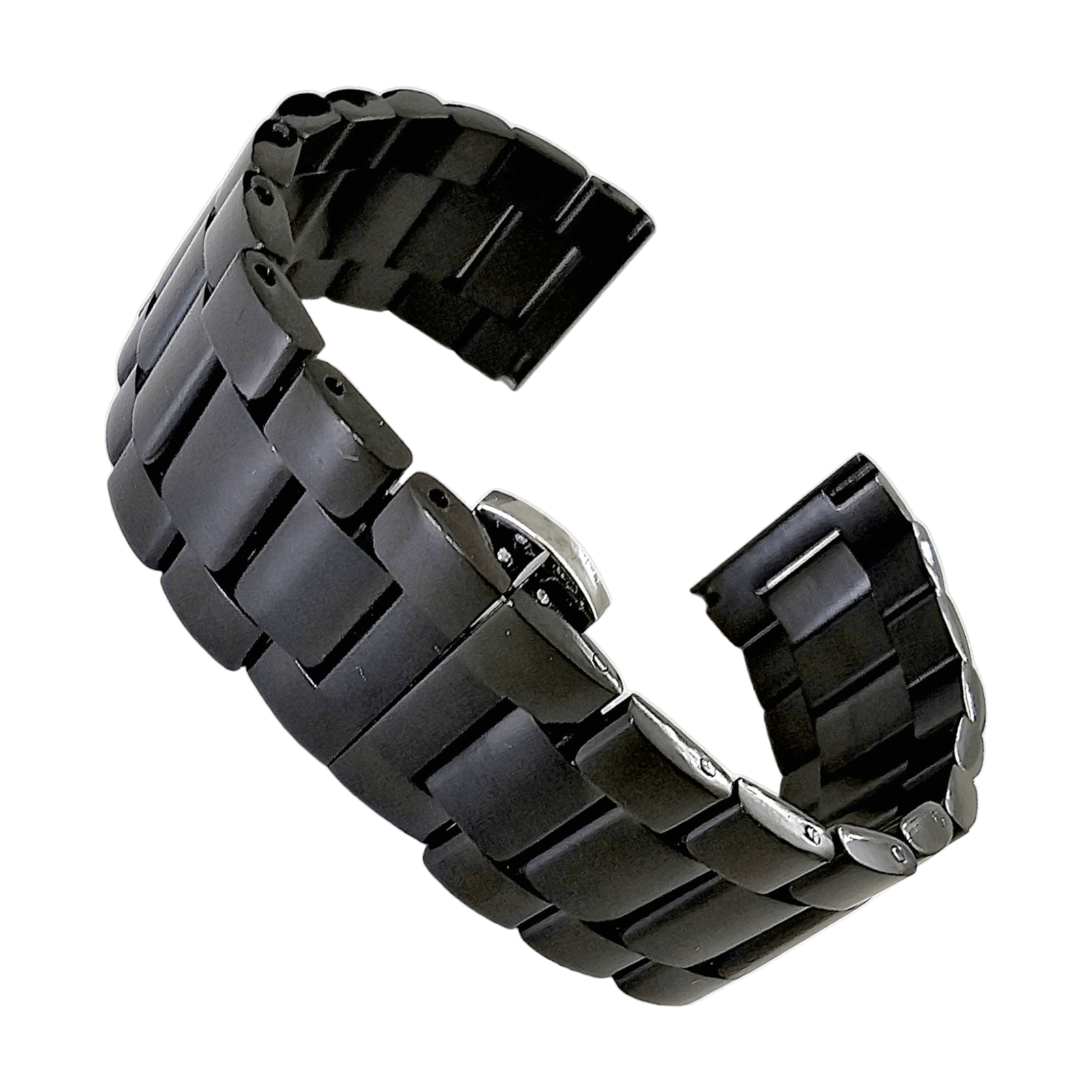 Prestige 316L Srainless Steel Solid Watch Bracelet 18mm 20mm 22mm 24mm PVD Black - Wrist Envy