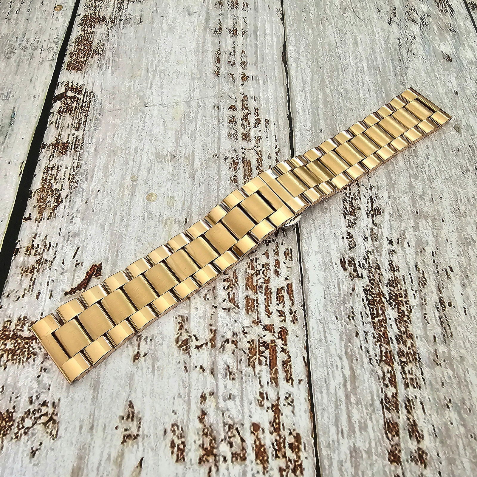 Prestige 316L Srainless Steel Solid Watch Bracelet 18mm 20mm 22mm 24mm PVD Rose Gold - Wrist Envy