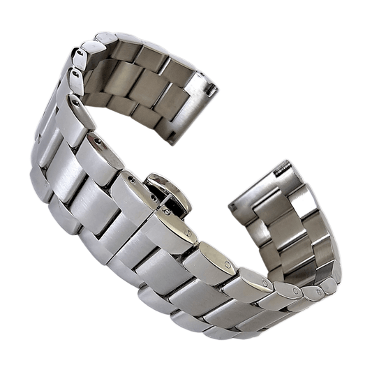 Prestige 316L Stainless Steel Solid Watch Bracelet 18mm 20mm 22mm 24mm - Wrist Envy