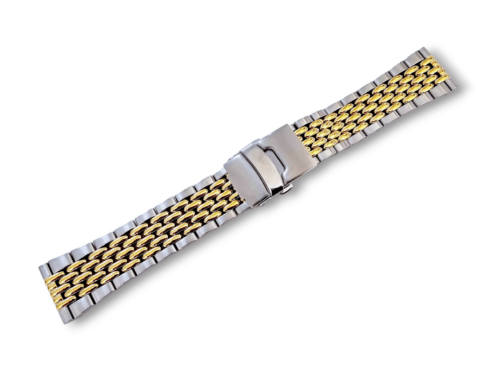 Prestige Beads of Rice Bracelet Watch Strap 316L Stainless Steel 18mm 20mm 22mm - Wrist Envy
