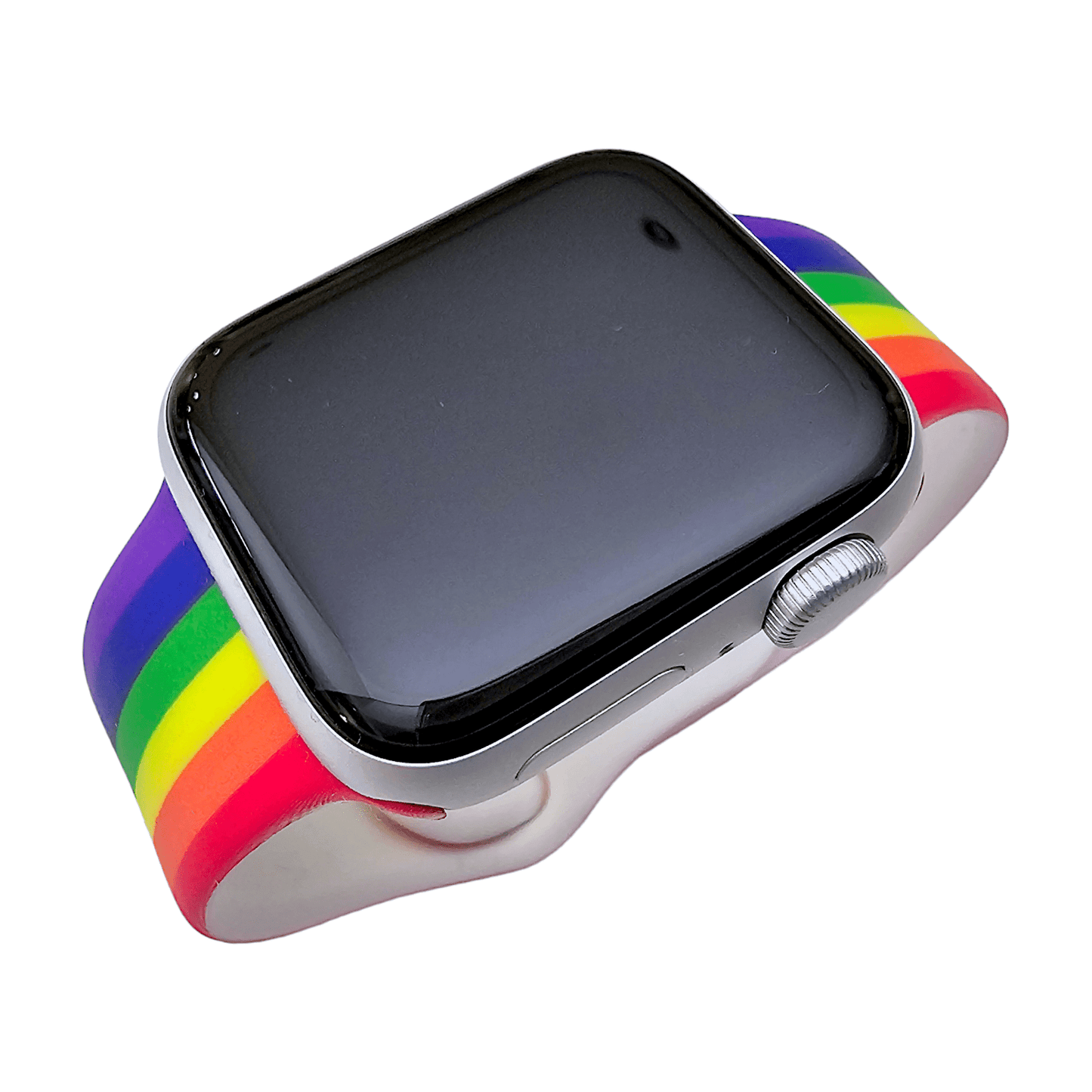 Rainbow Patterned Silicone Watch Strap For Apple Watch - Wrist Envy