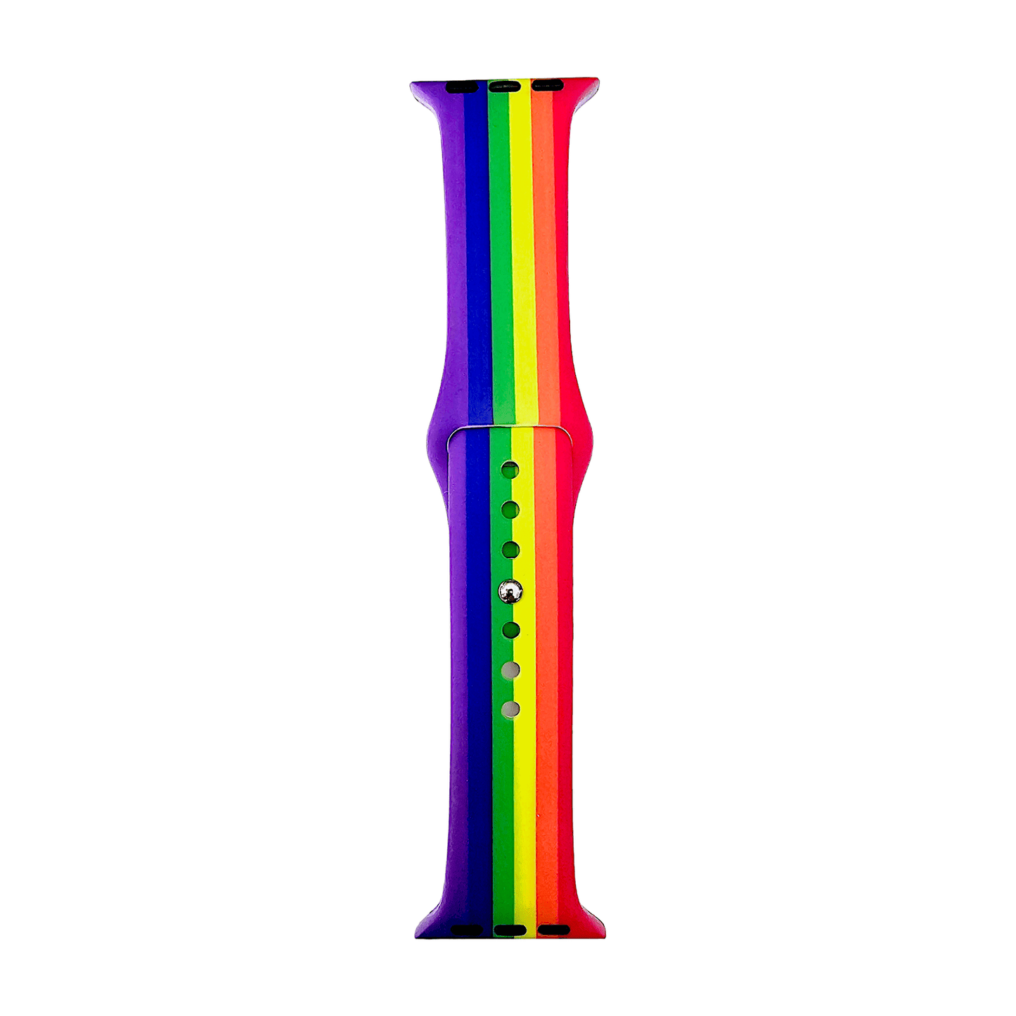 Rainbow Patterned Silicone Watch Strap For Apple Watch - Wrist Envy