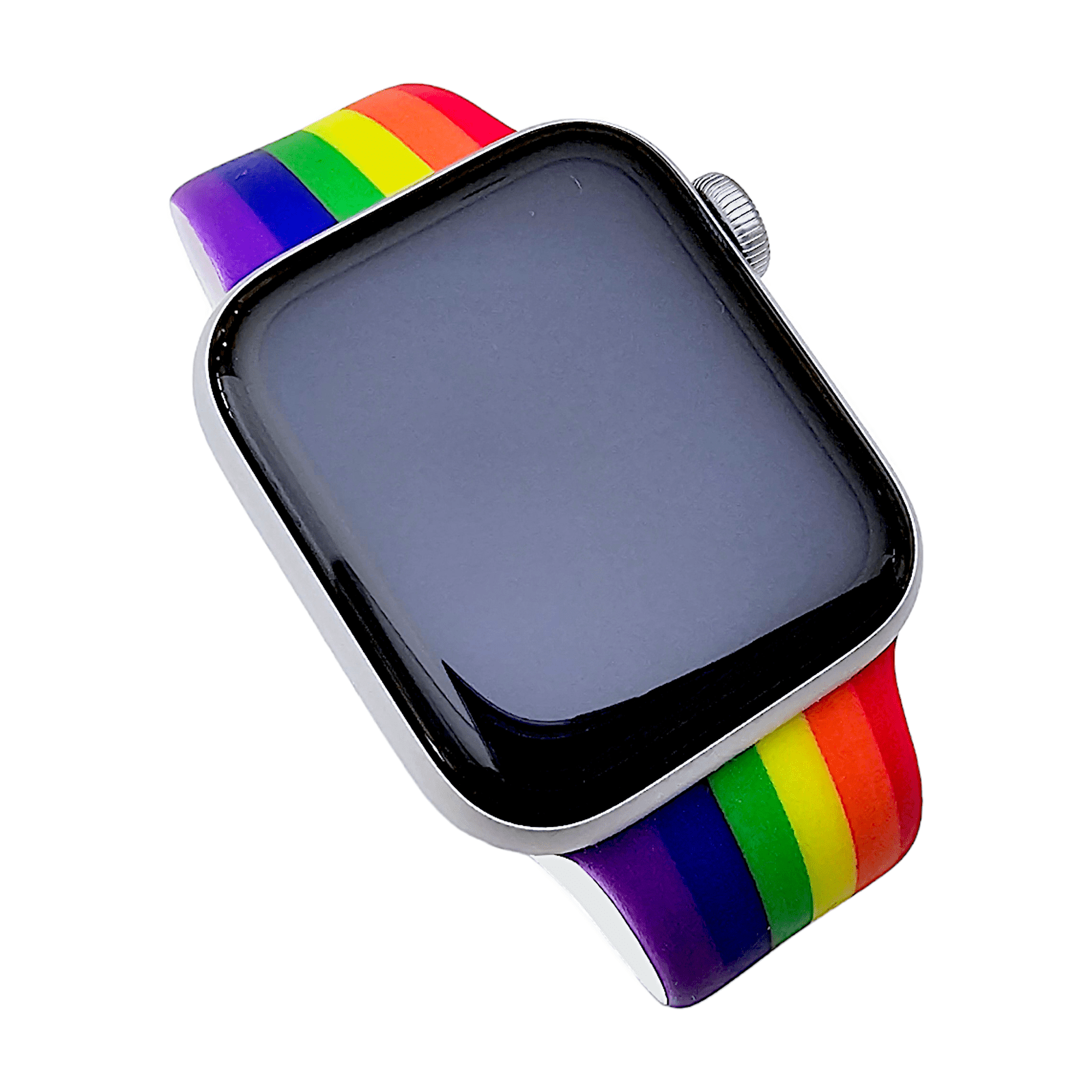 Rainbow Patterned Silicone Watch Strap For Apple Watch - Wrist Envy