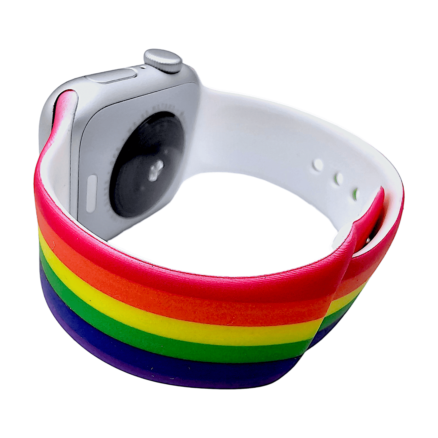 Rainbow Patterned Silicone Watch Strap For Apple Watch - Wrist Envy