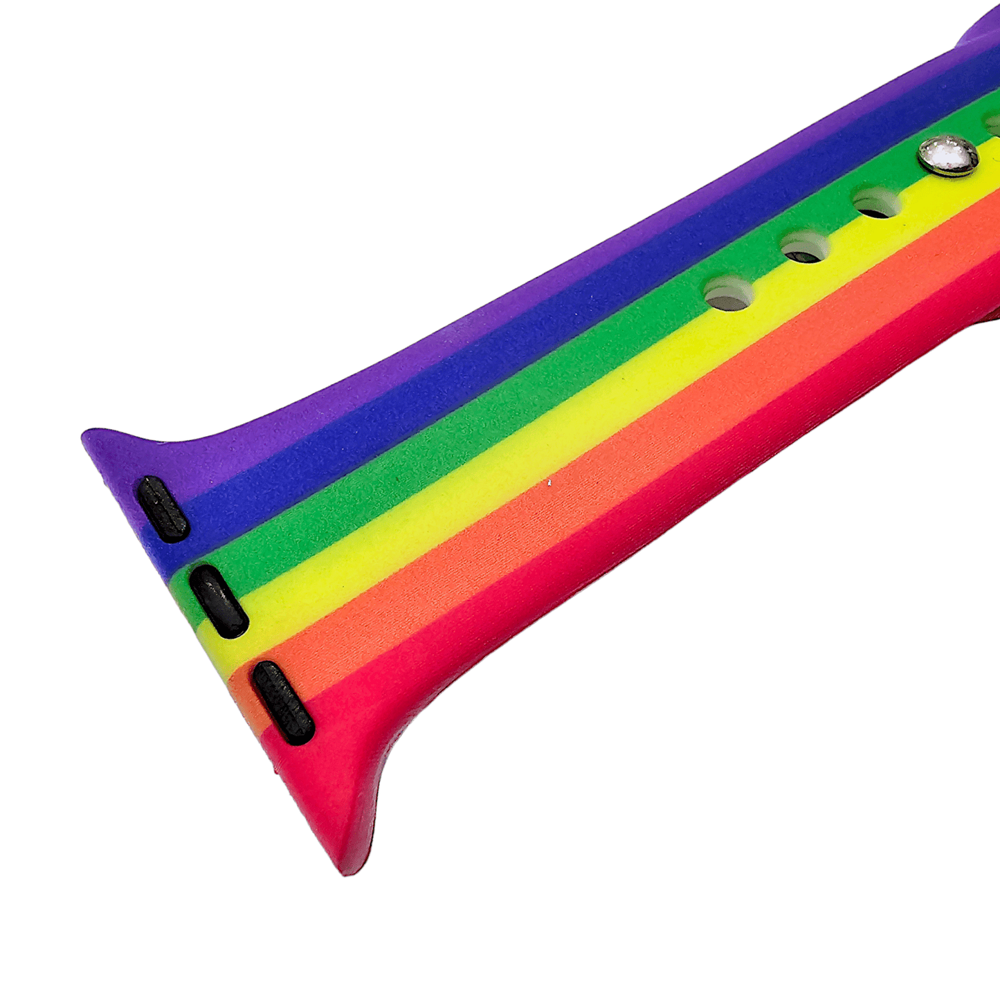 Rainbow Patterned Silicone Watch Strap For Apple Watch - Wrist Envy