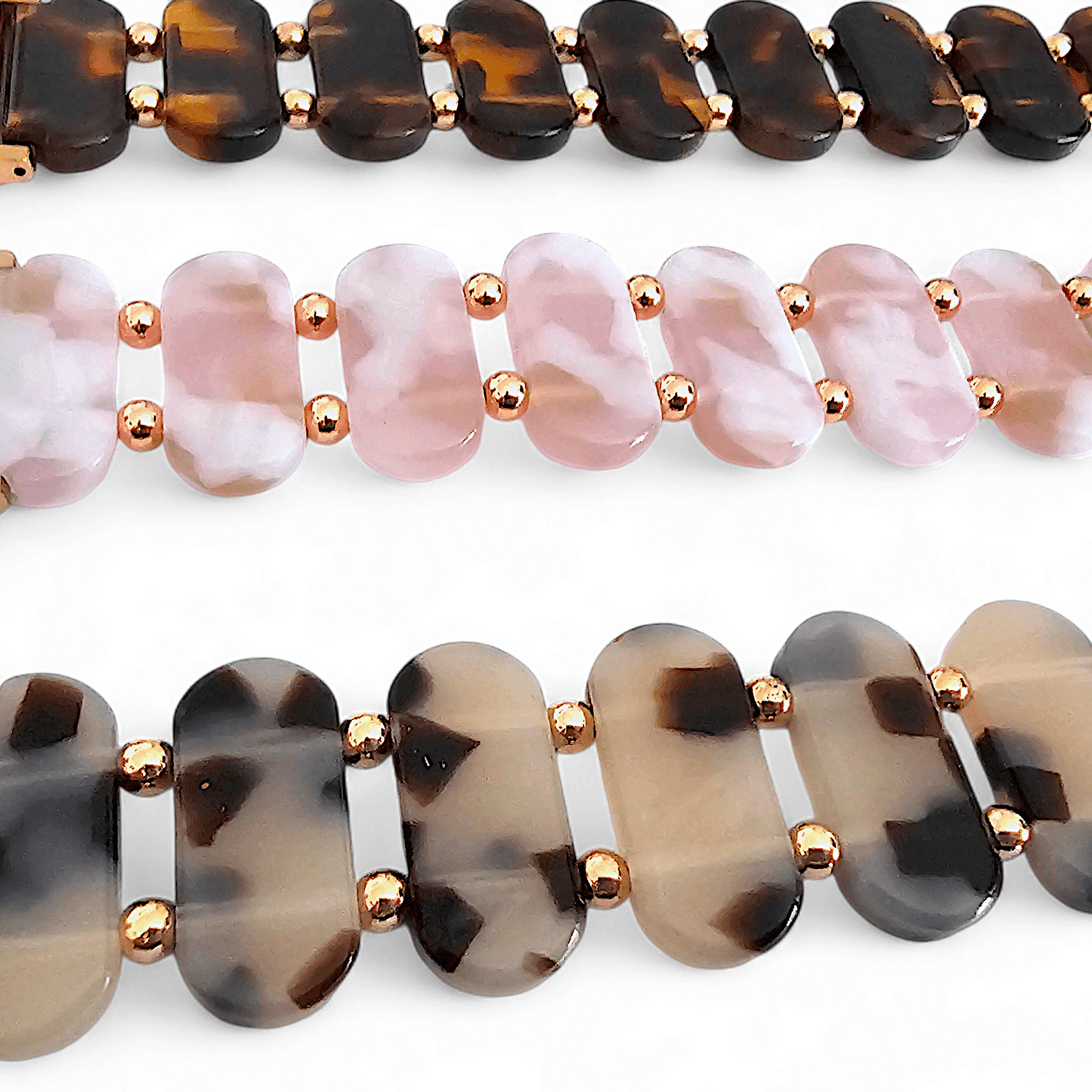 Resin Stretch Bracelet for Apple Watch Cream - Wrist Envy