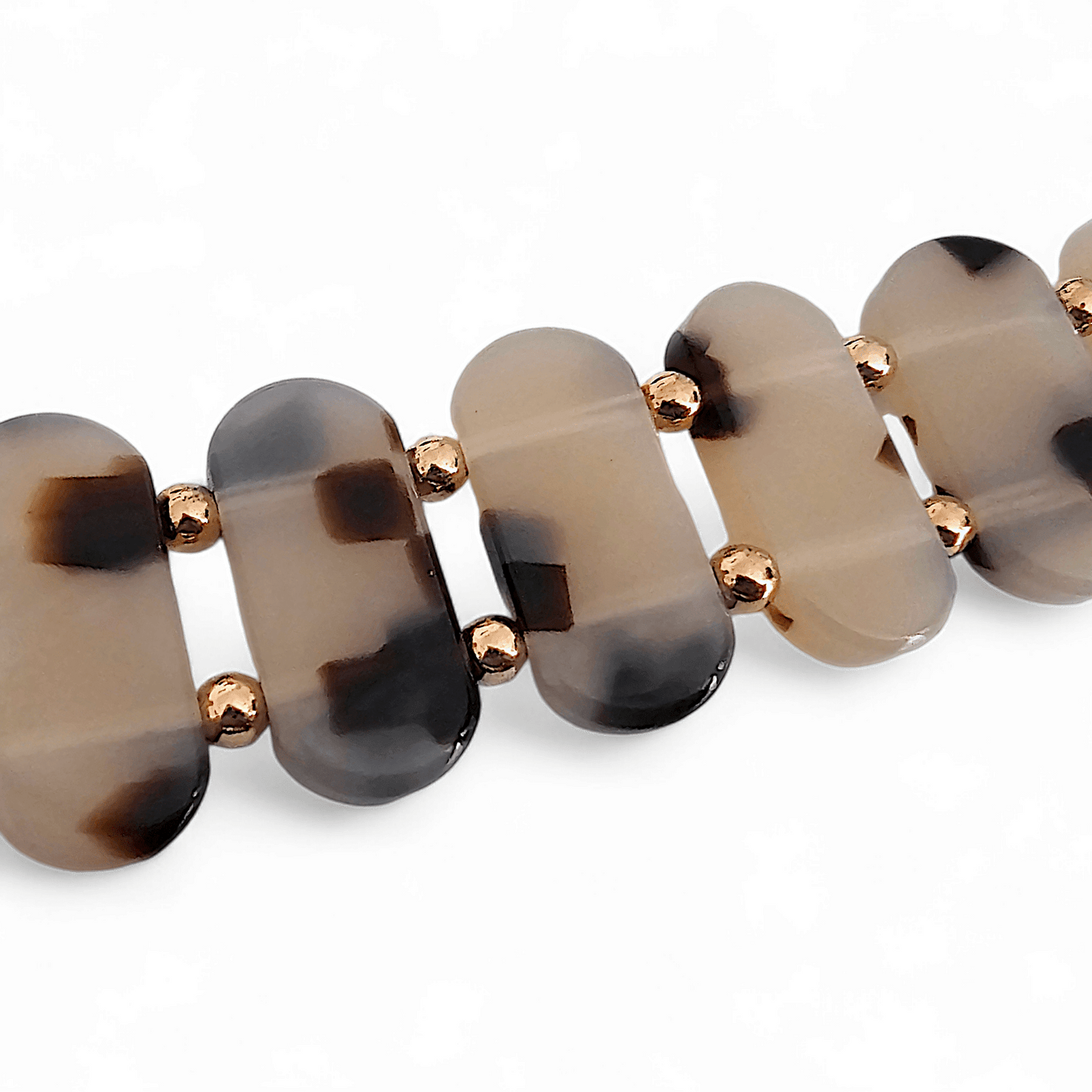 Resin Stretch Bracelet for Apple Watch Cream - Wrist Envy