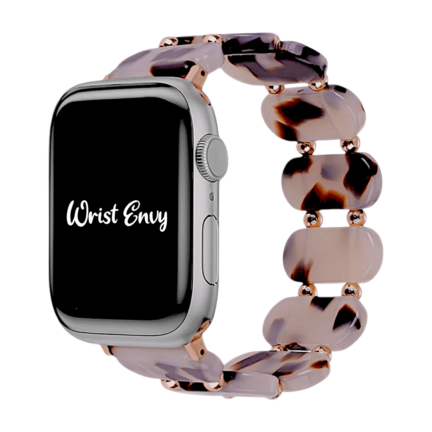 Resin Stretch Bracelet for Apple Watch Cream - Wrist Envy