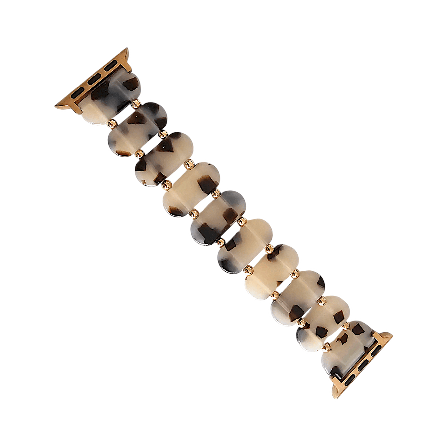 Resin Stretch Bracelet for Apple Watch Cream - Wrist Envy