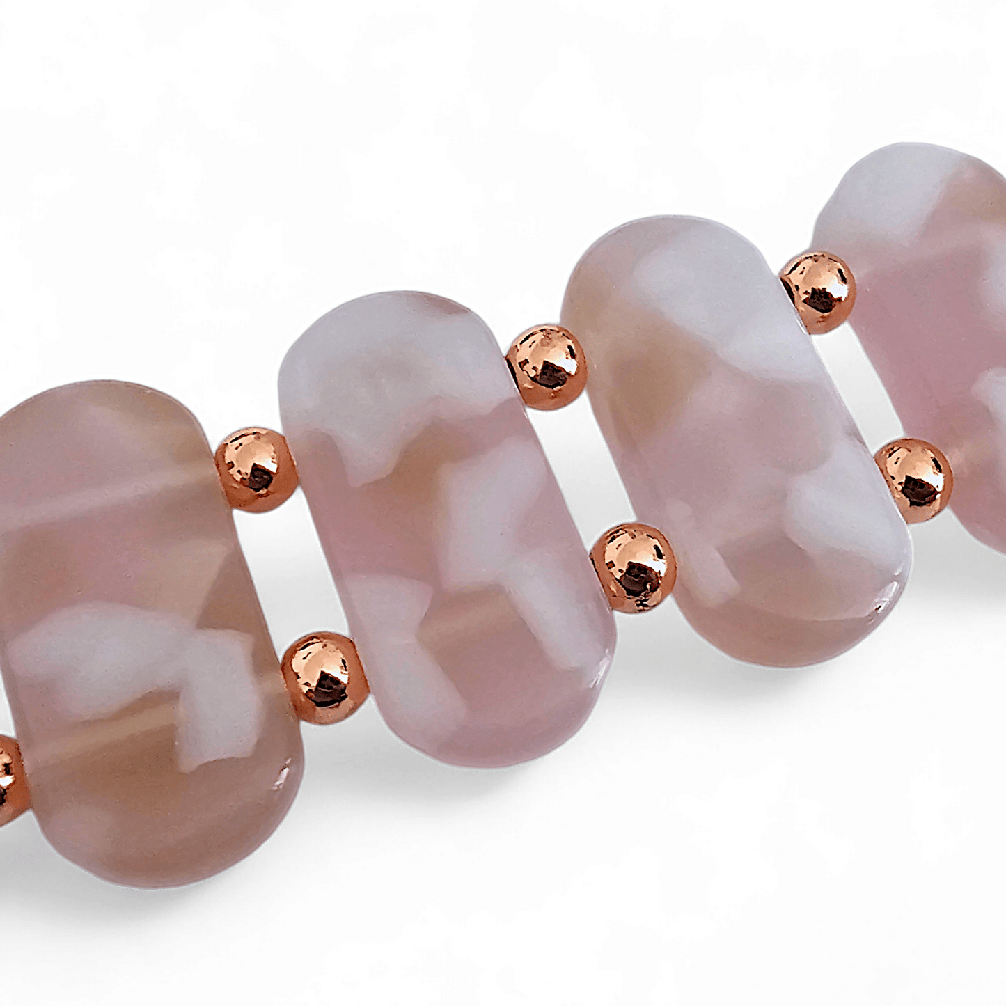 Resin Stretch Bracelet for Apple Watch Pink - Wrist Envy