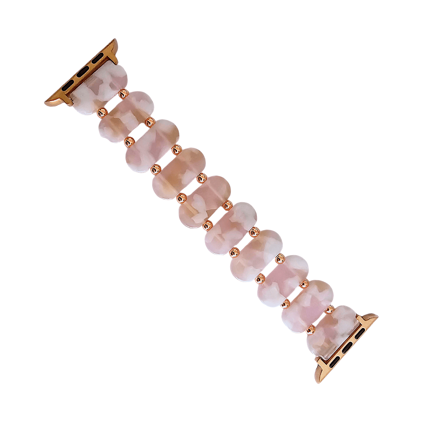 Resin Stretch Bracelet for Apple Watch Pink - Wrist Envy