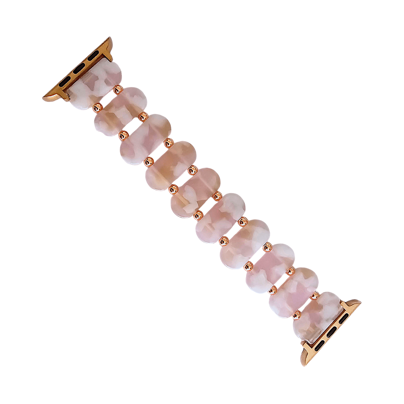 Resin Stretch Bracelet for Apple Watch Pink - Wrist Envy