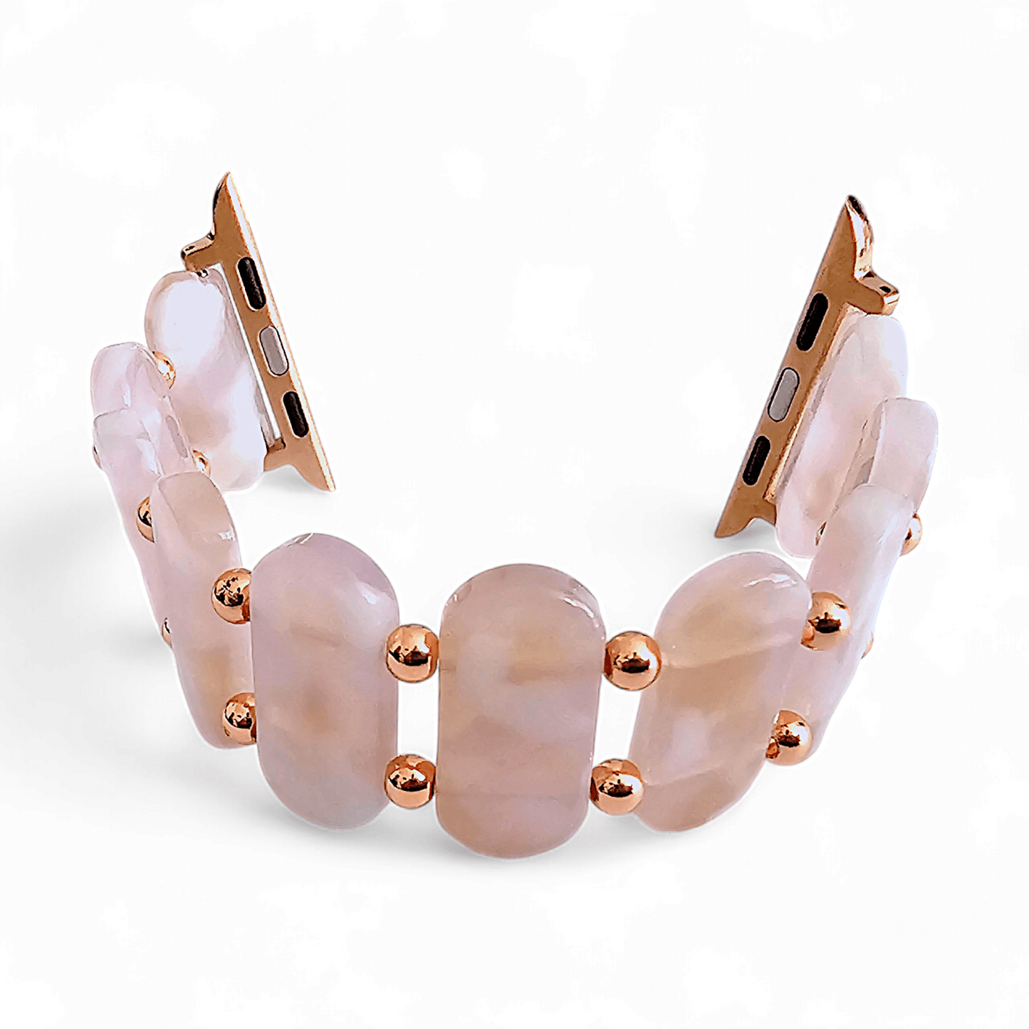 Resin Stretch Bracelet for Apple Watch Pink - Wrist Envy