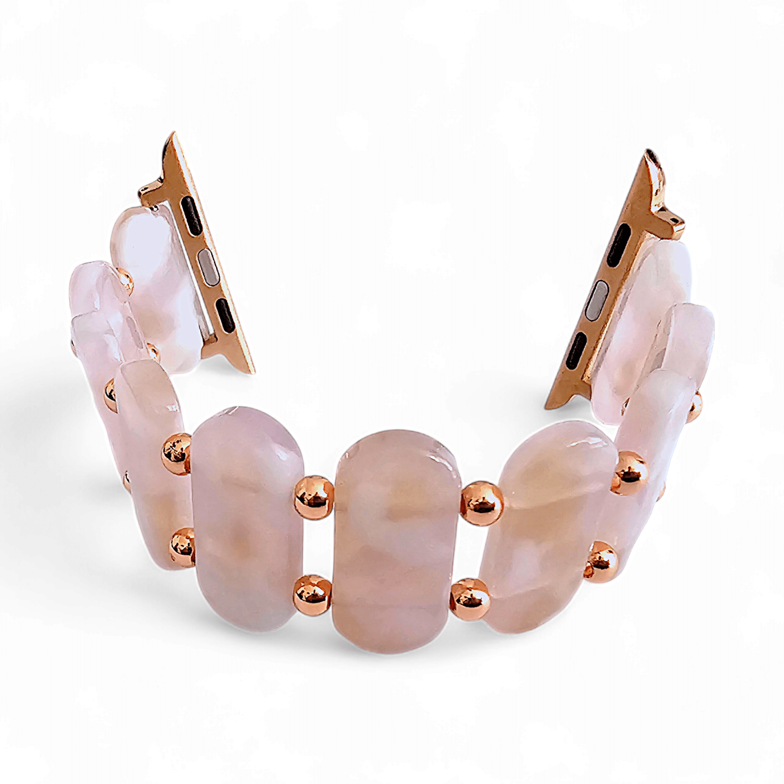Resin Stretch Bracelet for Apple Watch Pink - Wrist Envy