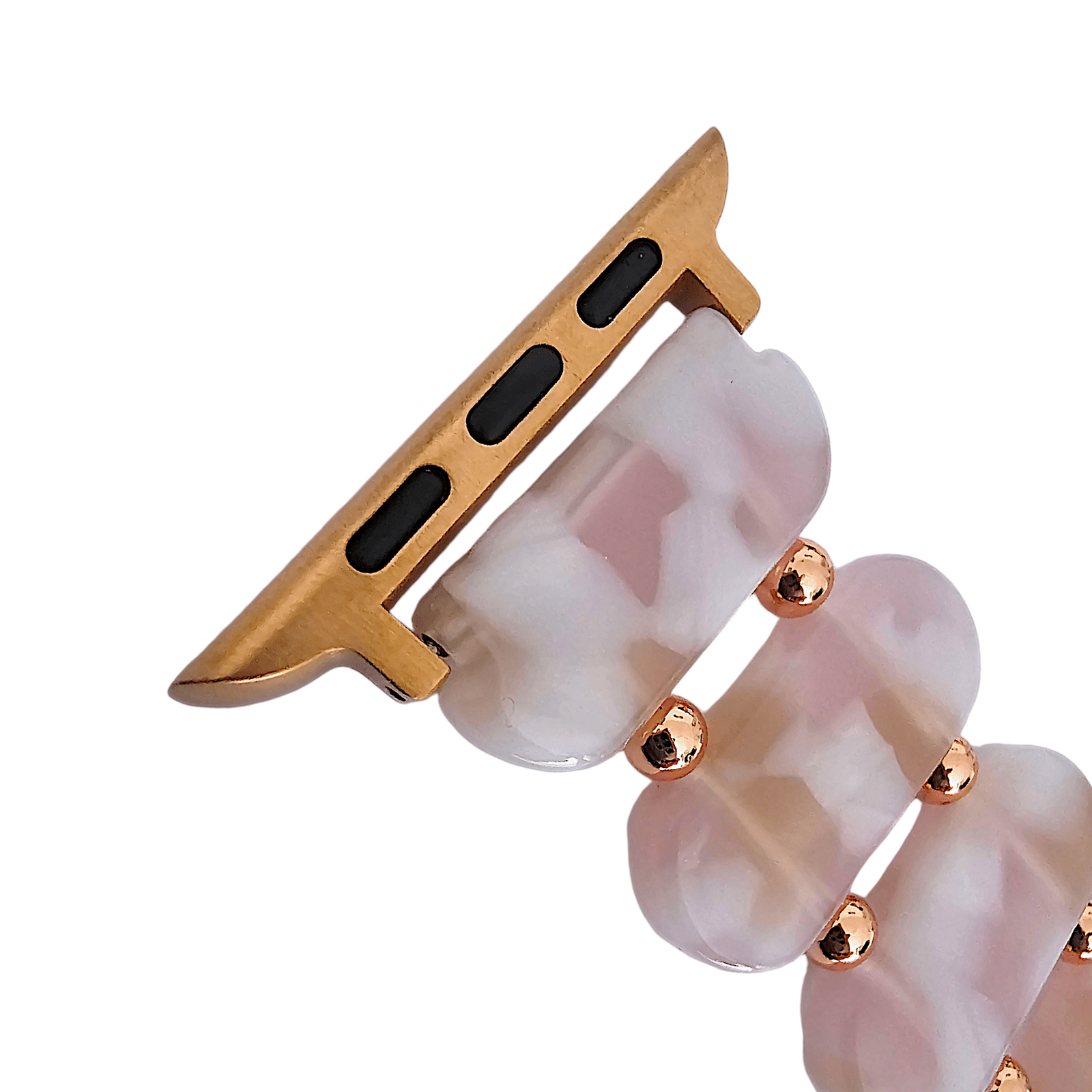 Resin Stretch Bracelet for Apple Watch Pink - Wrist Envy