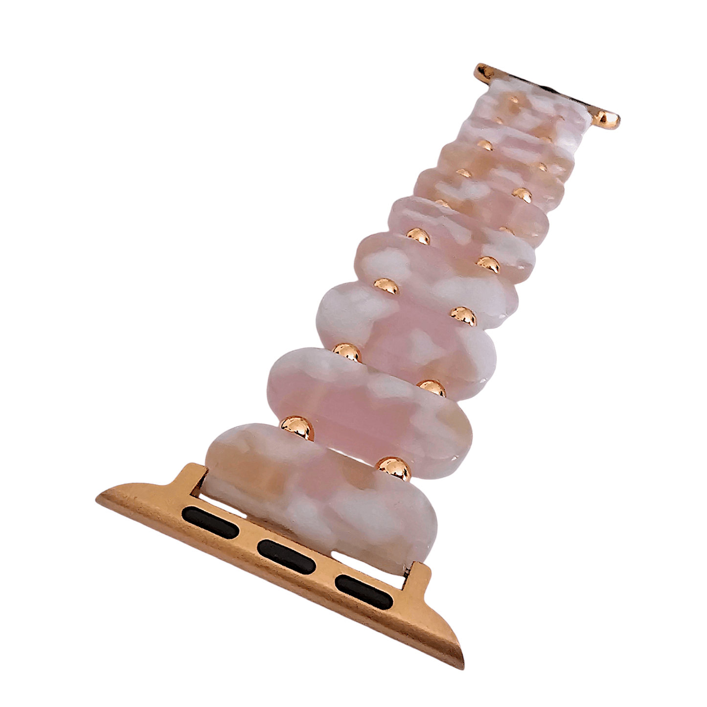 Resin Stretch Bracelet for Apple Watch Pink - Wrist Envy