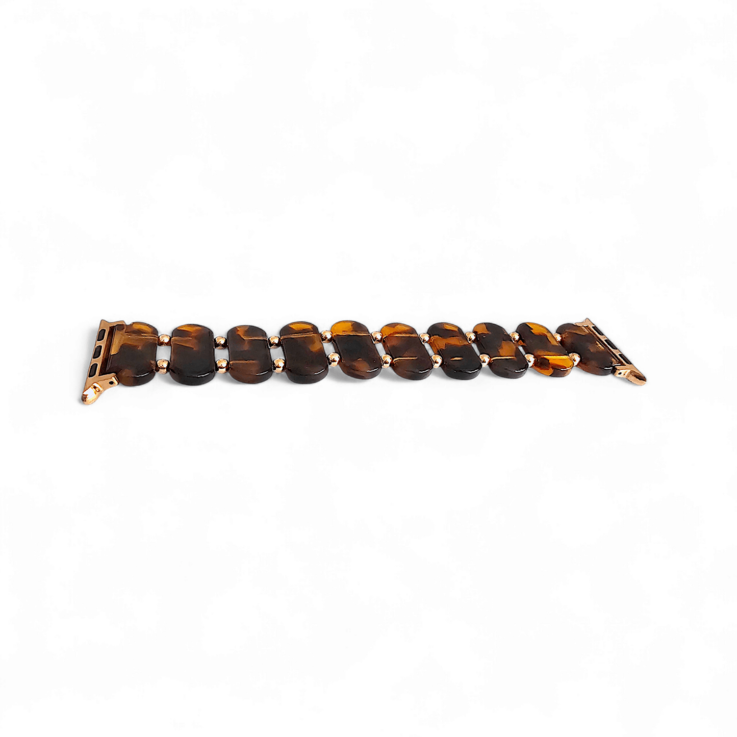 Resin Stretch Bracelet for Apple Watch Tortoise Shell - Wrist Envy